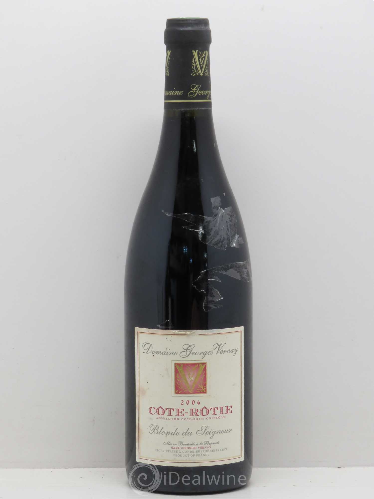 Côte-Rôtie Blonde du Seigneur Georges Vernay 2006 - Lot de 1 bouteille - 0