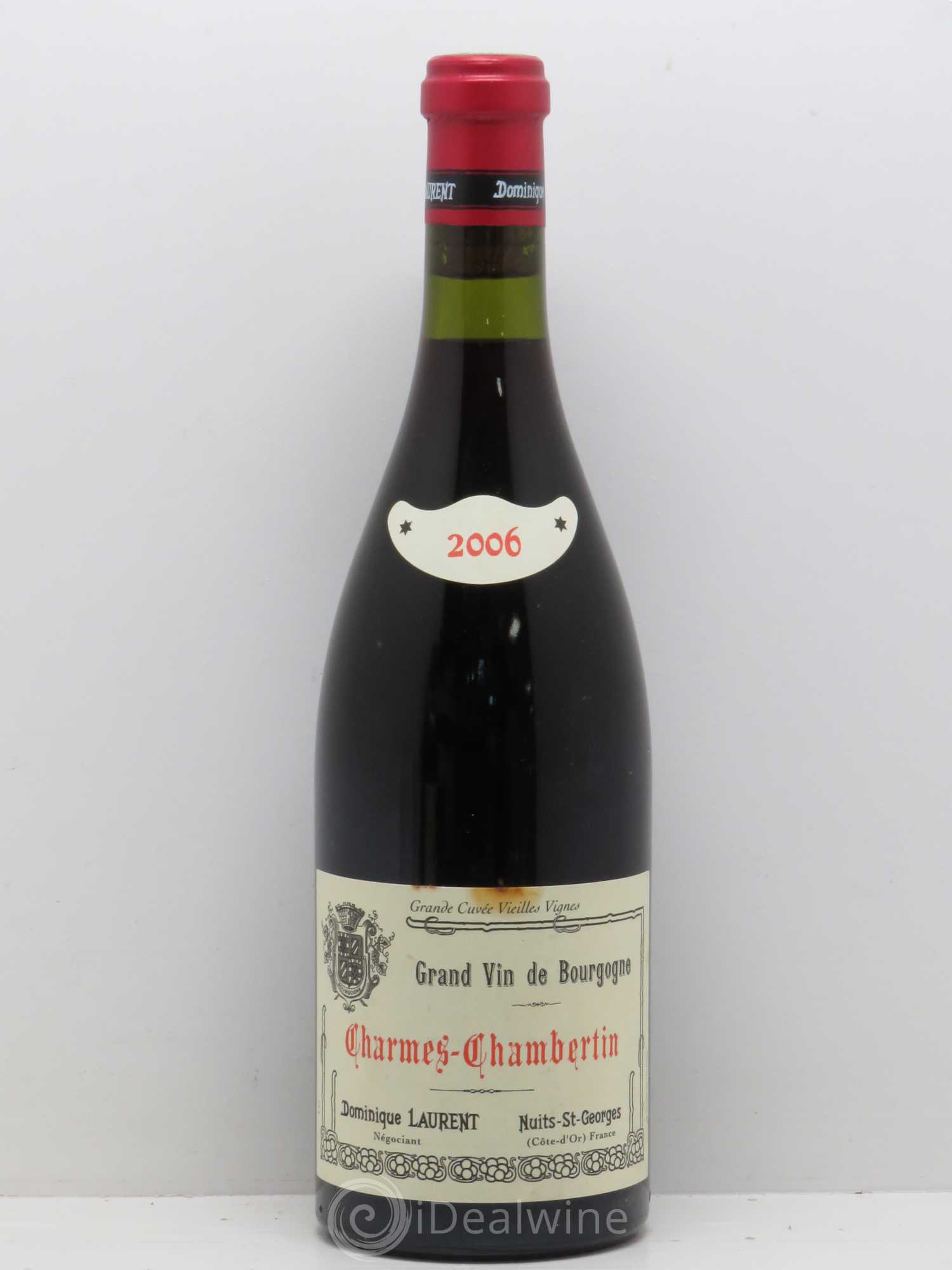 Charmes-Chambertin Grand Cru Dominique Laurent 2006 - Lot de 1 bouteille - 0