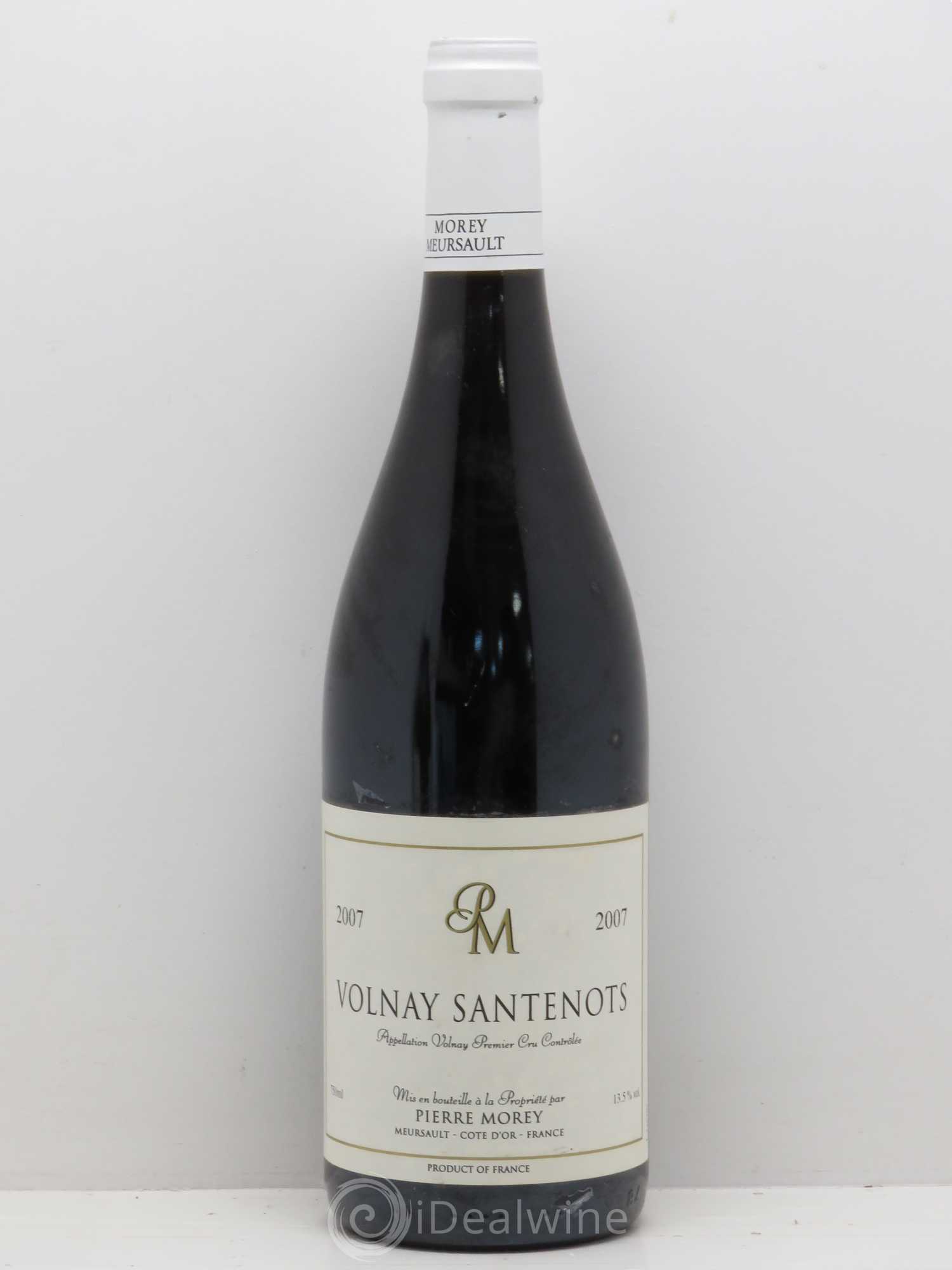 Volnay 1er Cru Santenots - Domaine Pierre Morey 2007 - Posten von 1 Flasche - 0