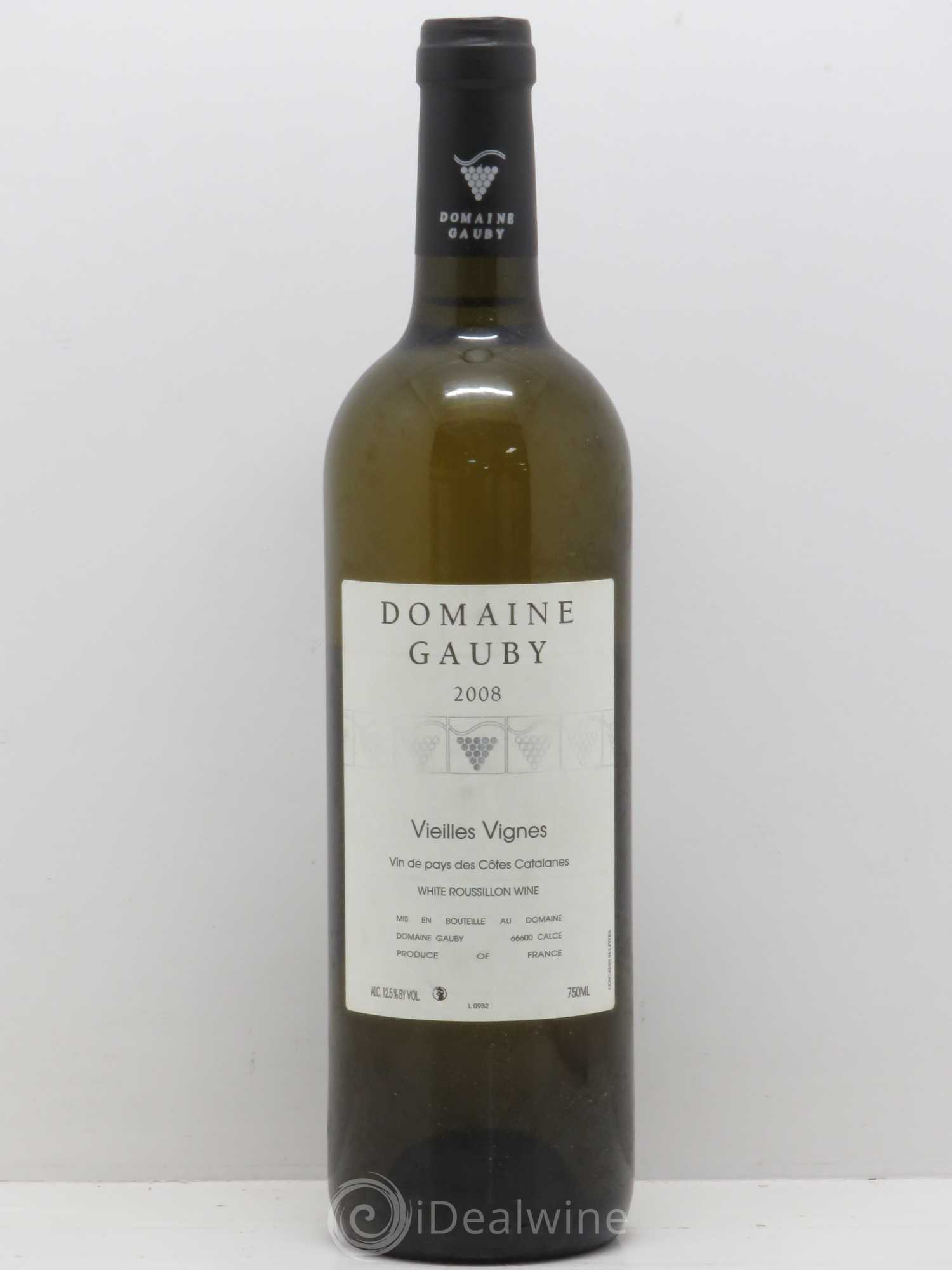Côtes Catalanes Vieilles vignes Gauby (Domaine) 2008 - Lot de 1 bouteille - 0