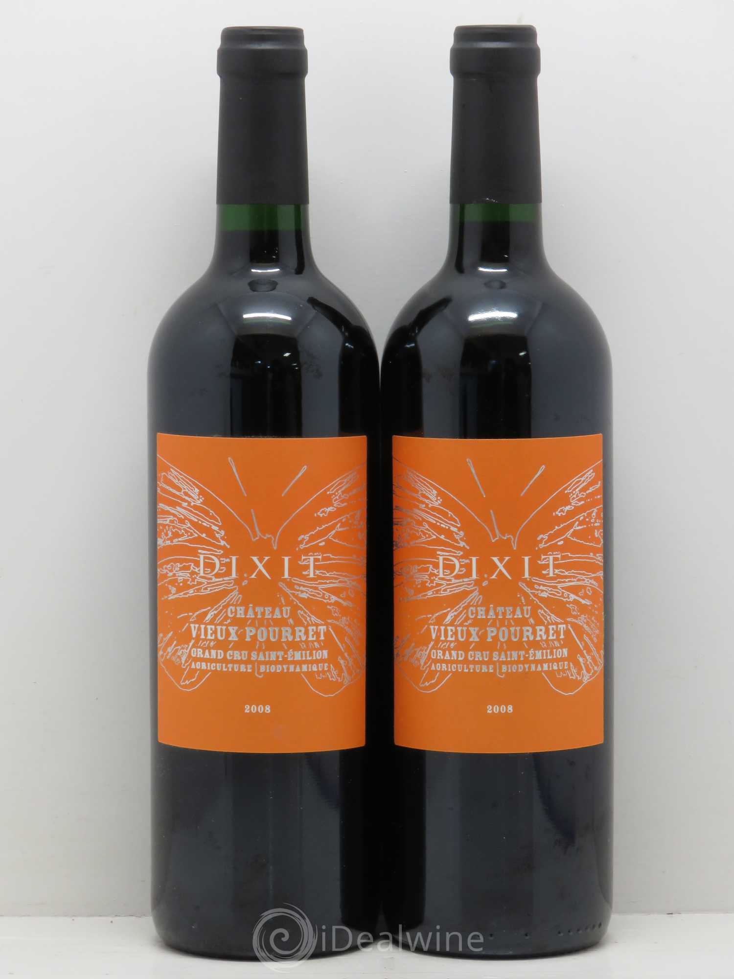 Saint-Émilion Château Vieux Pourret Dixit 2008 - Posten von 2 Flaschen - 0