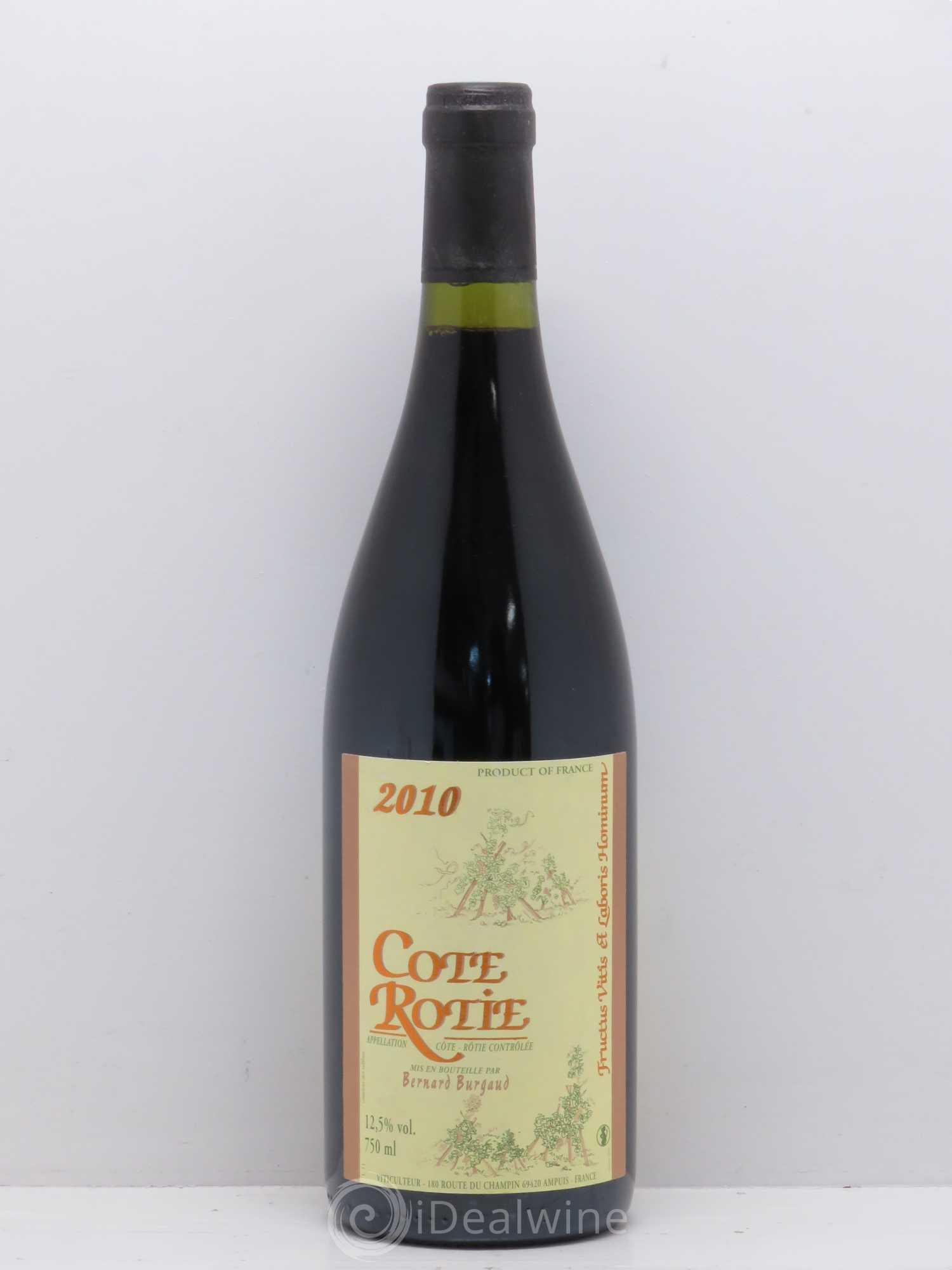 Côte-Rôtie Bernard Burgaud 2010 - Lot de 1 bouteille - 0