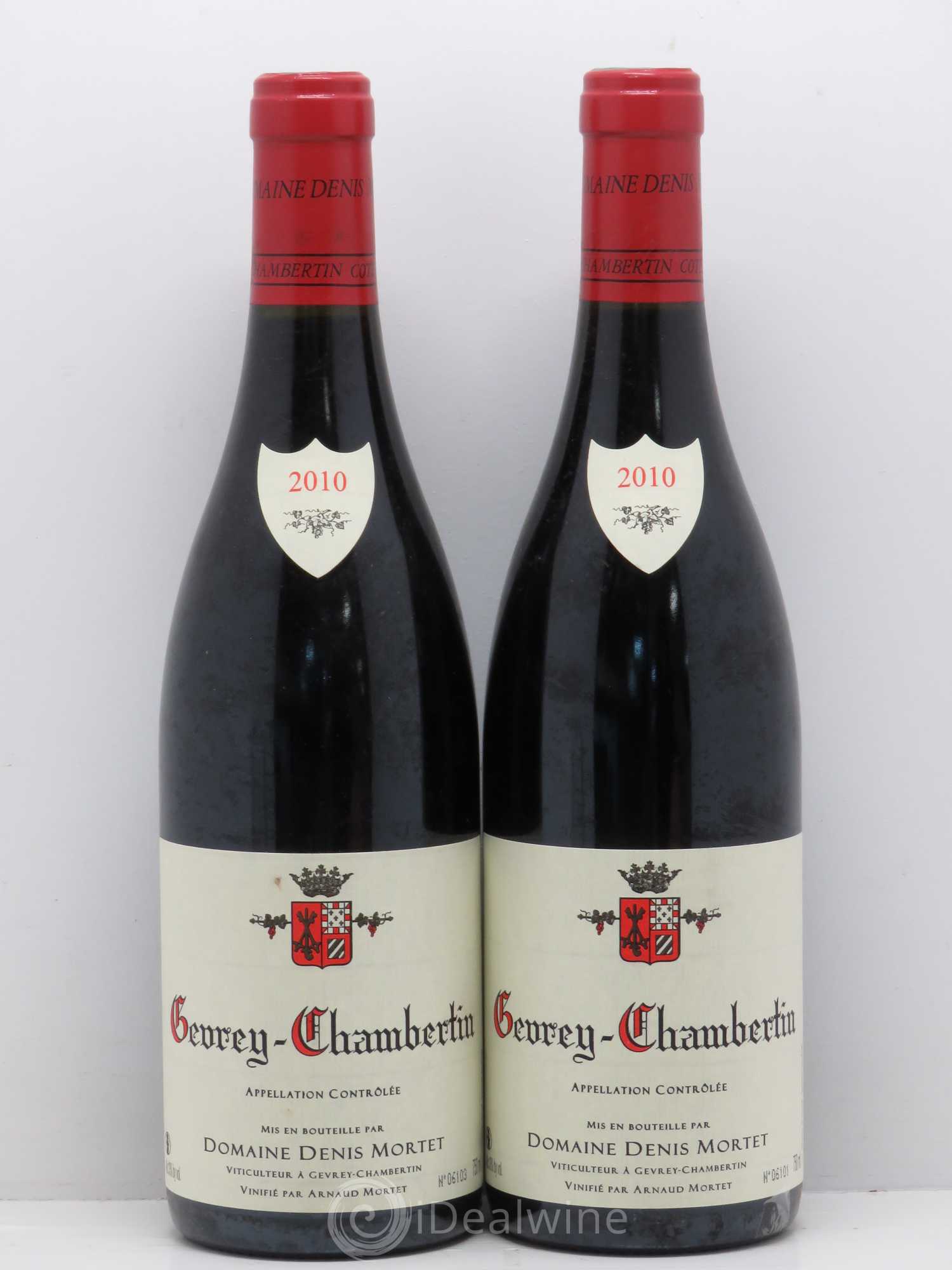 Gevrey-Chambertin Denis Mortet (Domaine) 2010 - Lot de 2 bouteilles - 0