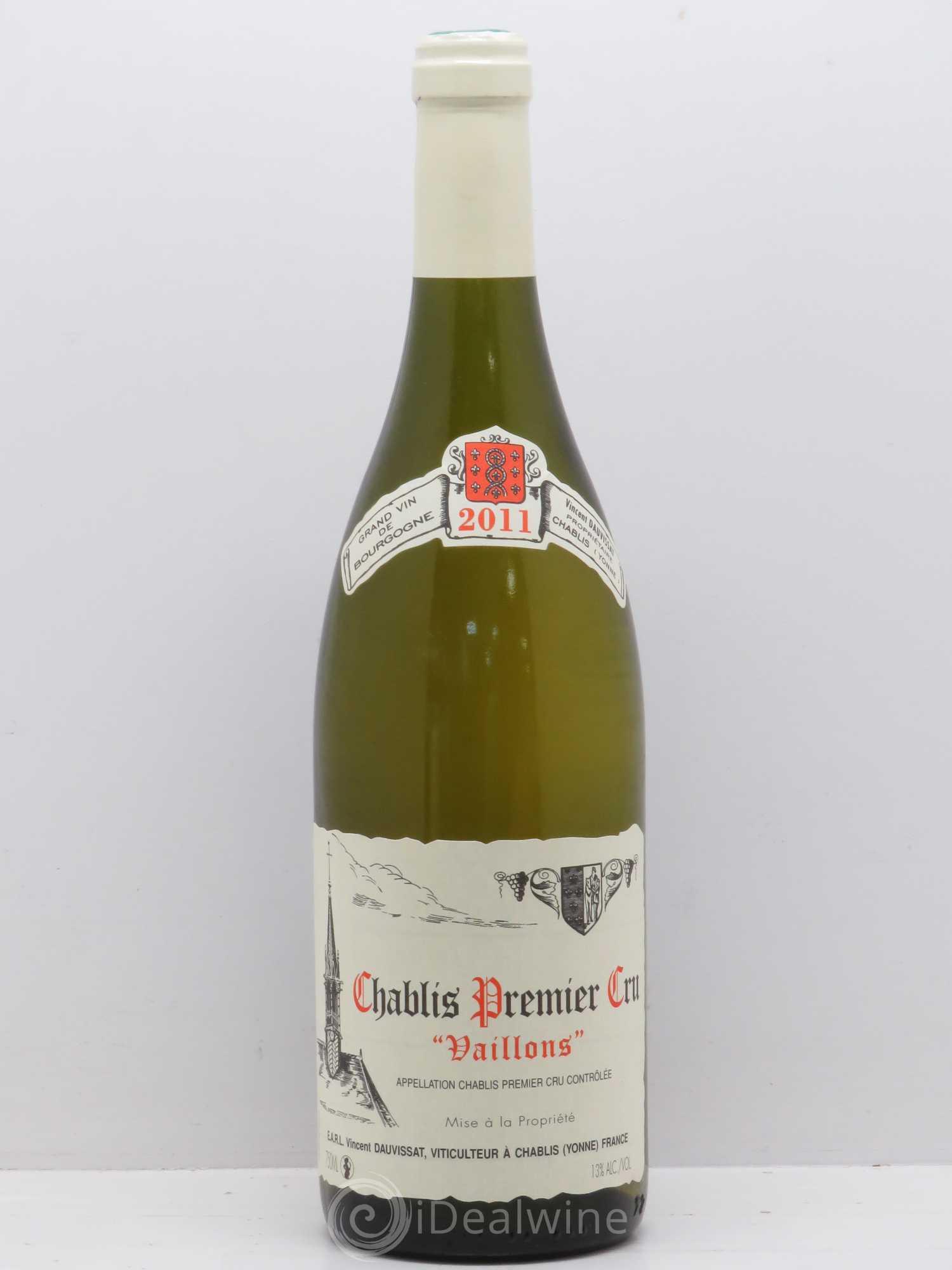 Chablis 1er Cru Vaillons Vincent Dauvissat (Domaine) (sans prix de réserve) 2011 - Lot de 1 bouteille - 0
