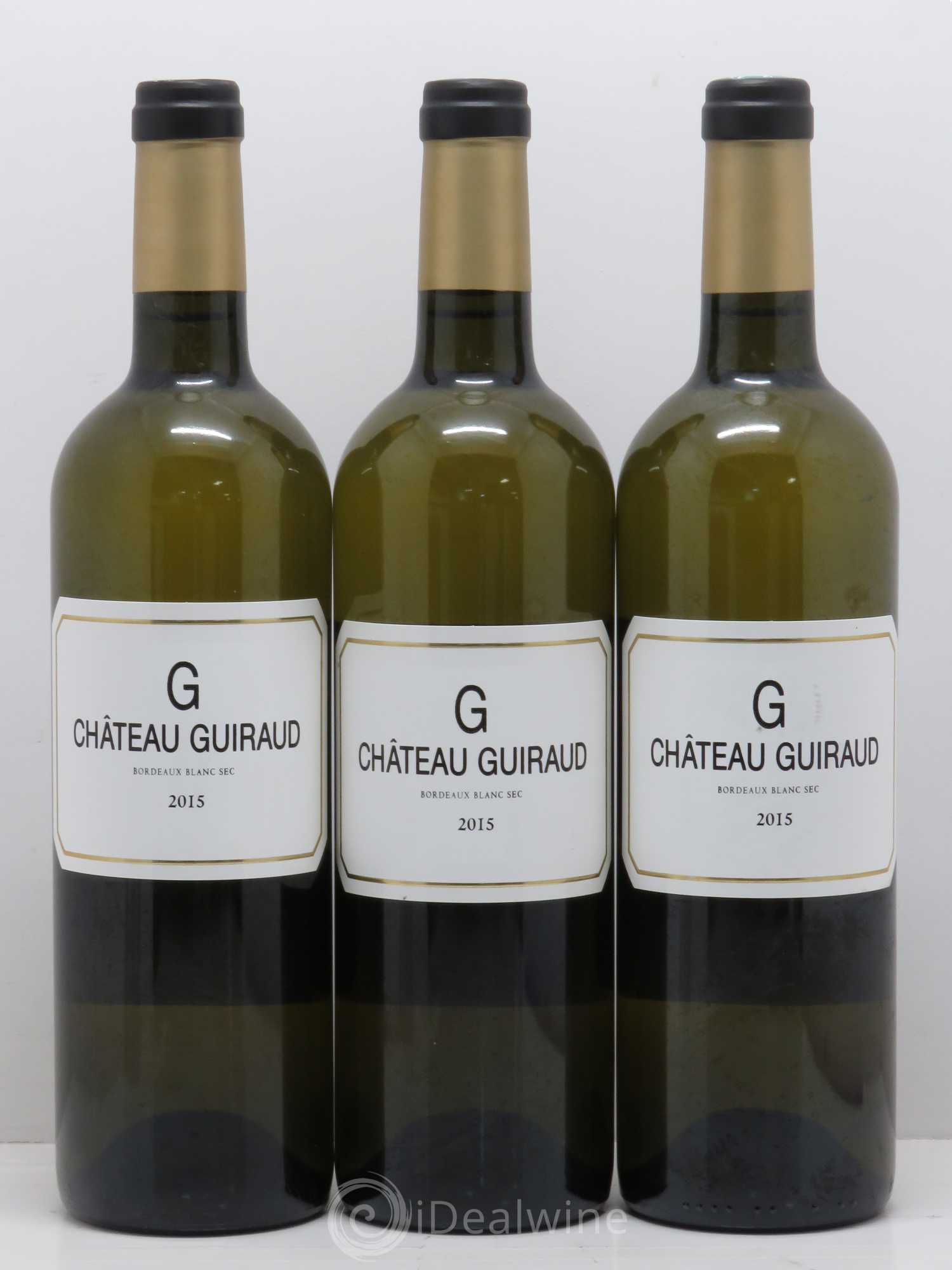 Le G de Château Guiraud (sans prix de réserve) 2015 - Lot de 3 bouteilles - 0