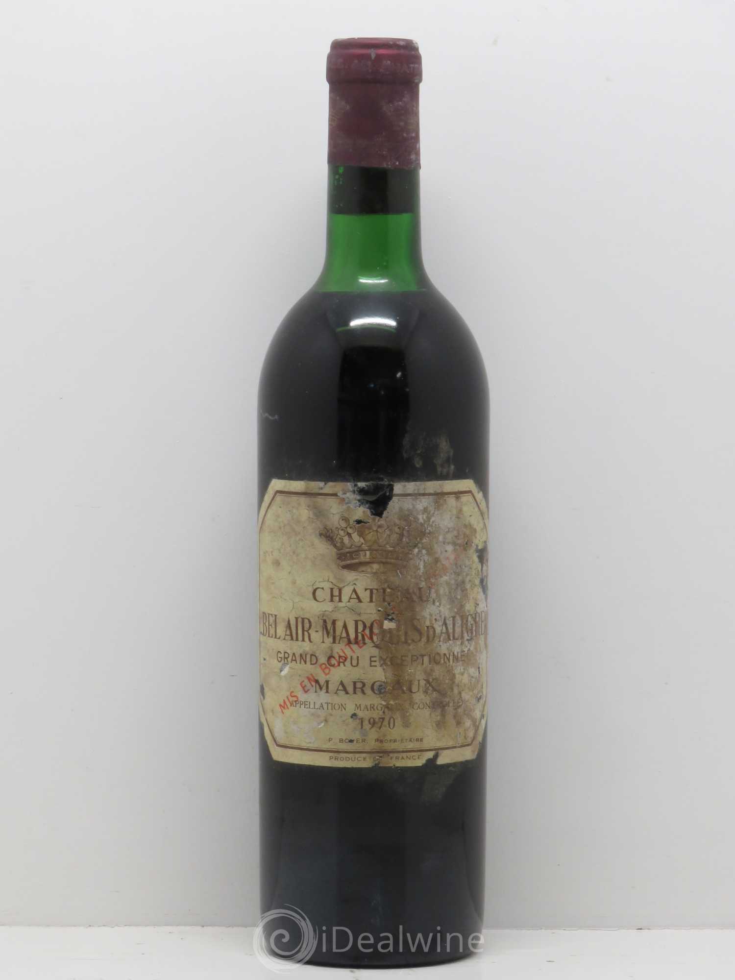 Château Bel Air Marquis d'Aligre 1970 - Lot de 1 bouteille - 0