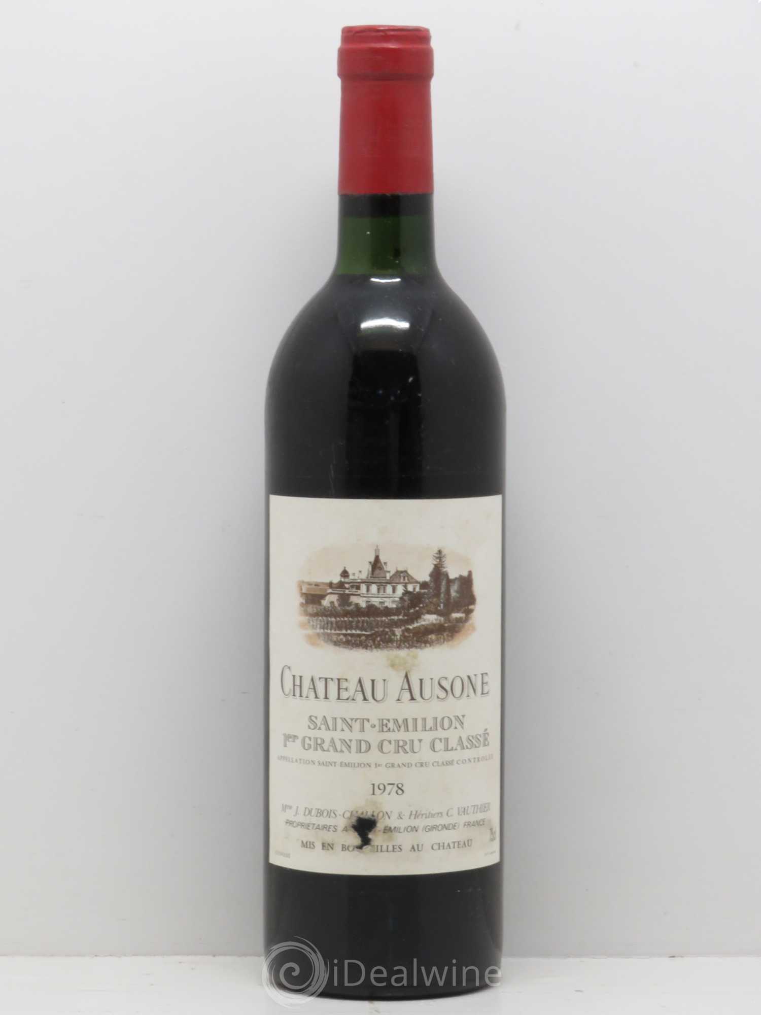 Château Ausone 1er Grand Cru Classé A 1978 - Lot de 1 bouteille - 0