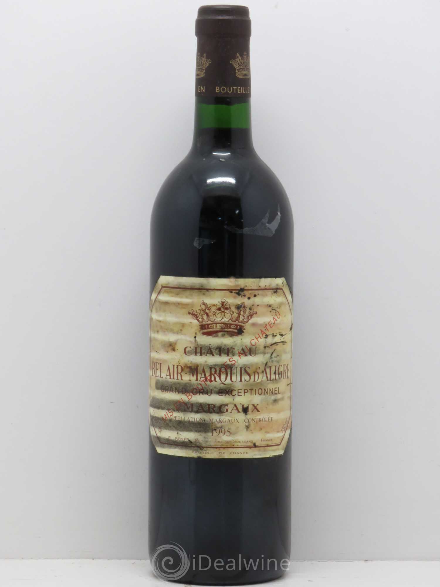 Château Bel Air Marquis d'Aligre 1995 - Lot de 1 bouteille - 0