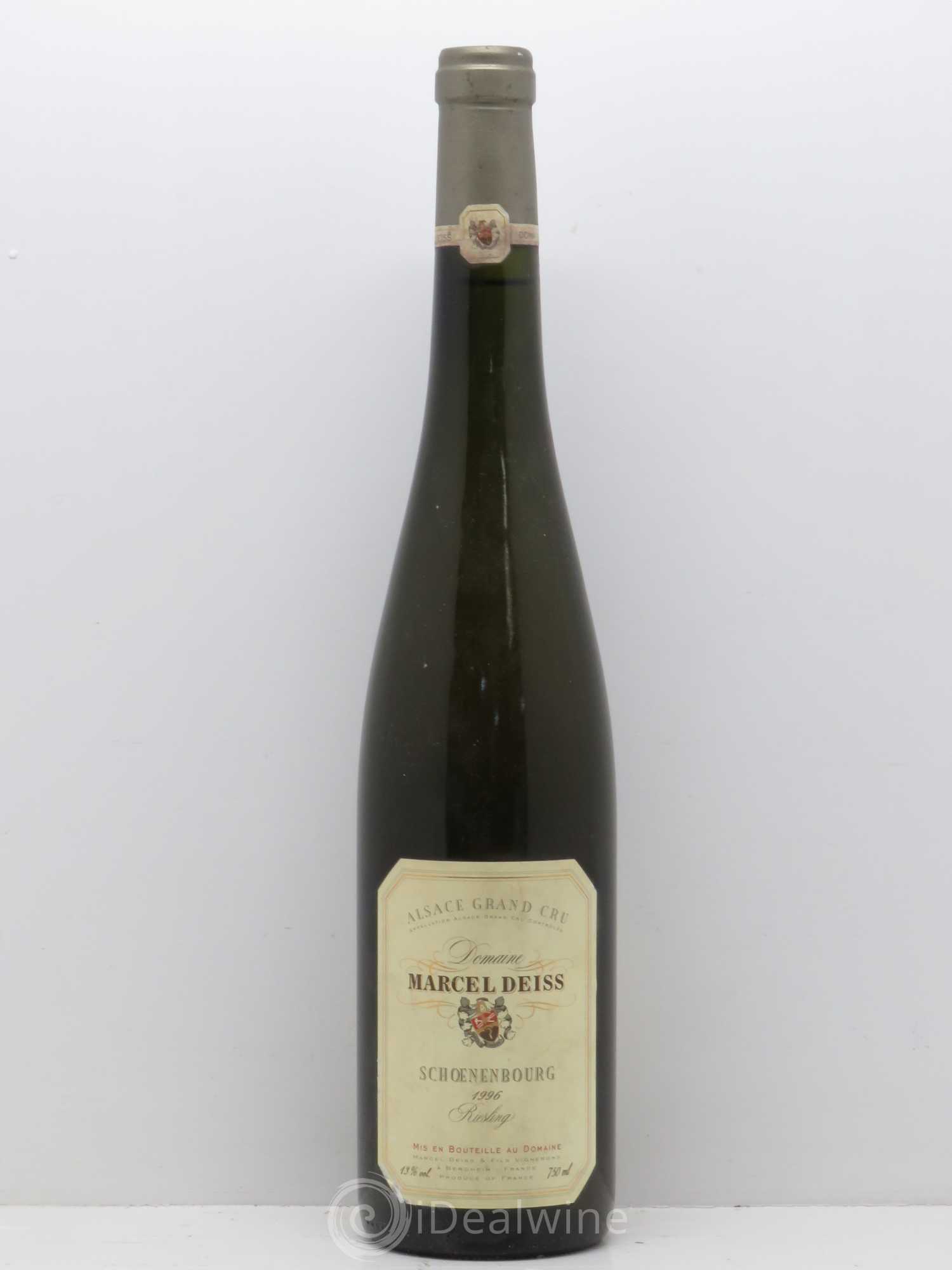 Riesling Grand Cru Domaine Marcel Deiss Schoenenbourg 1996 - Posten von 1 Flasche - 0