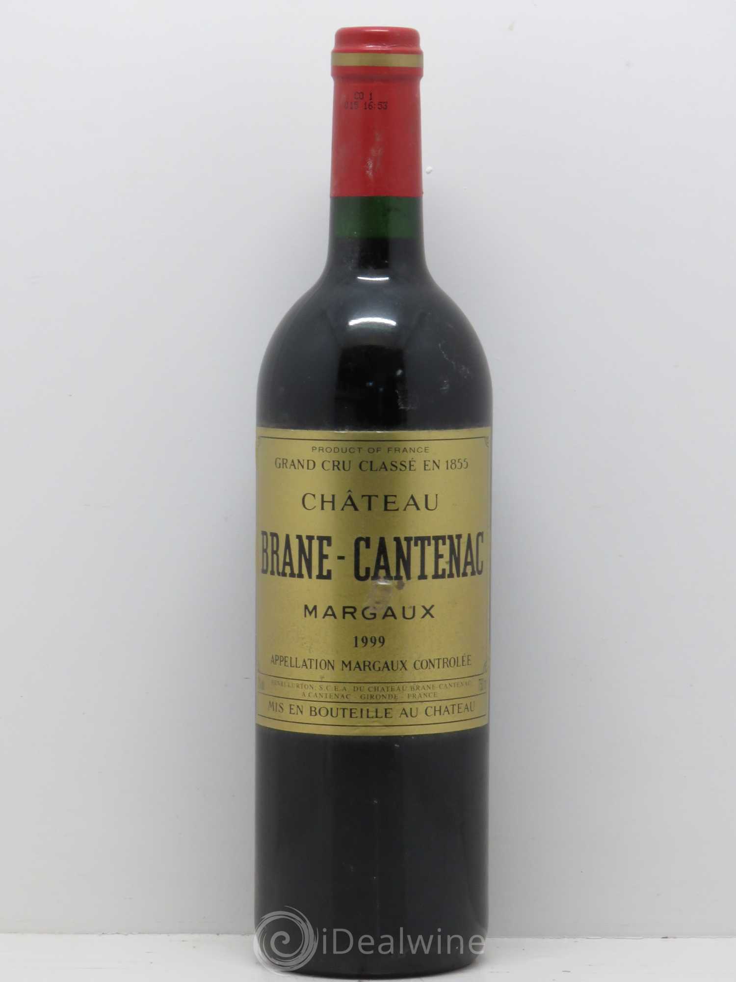Château Brane Cantenac 2ème Grand Cru Classé 1999 - Lot de 1 bouteille - 0