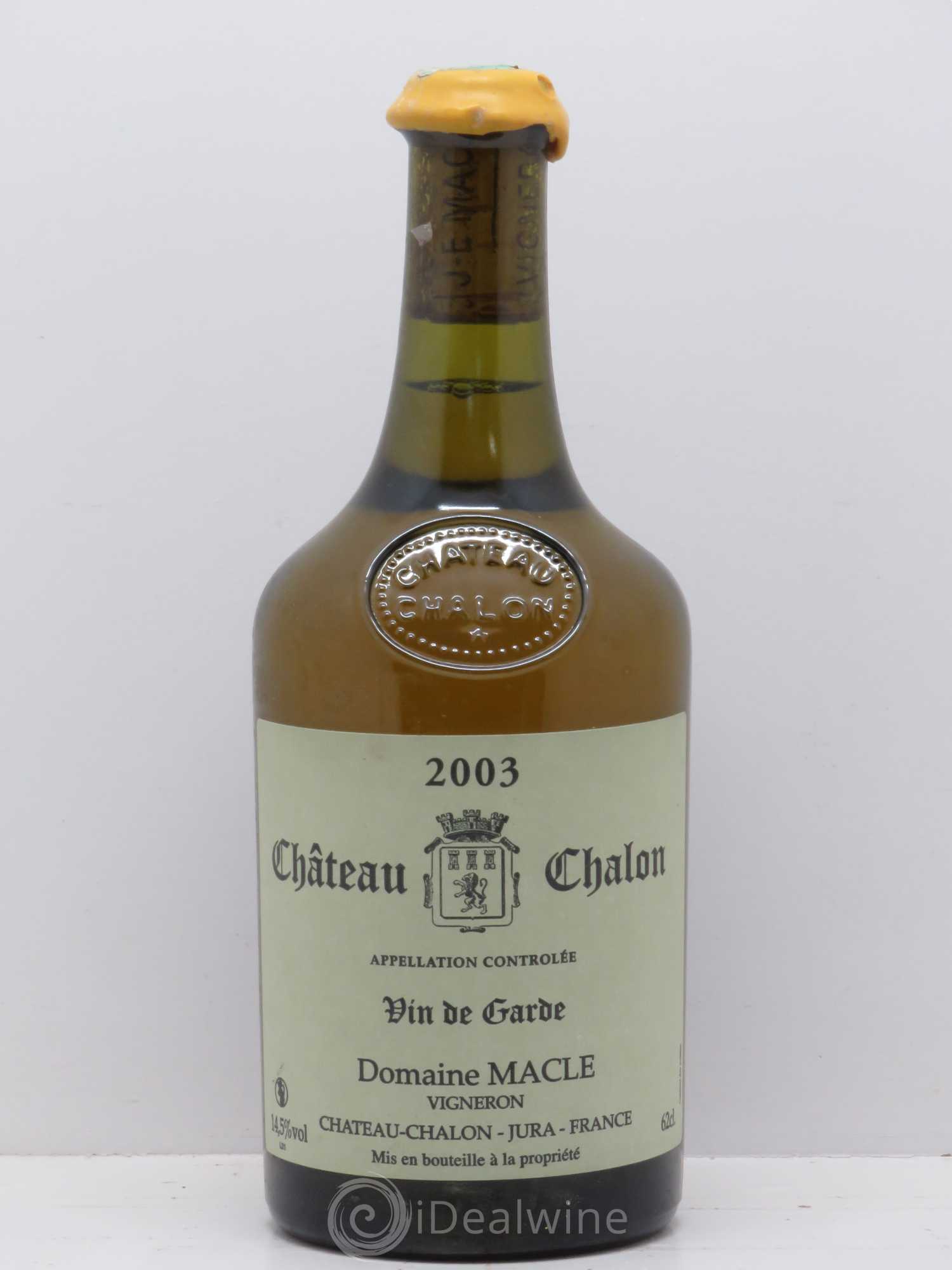 Château-Chalon Jean Macle 2003 - Lot de 1 bouteille - 0