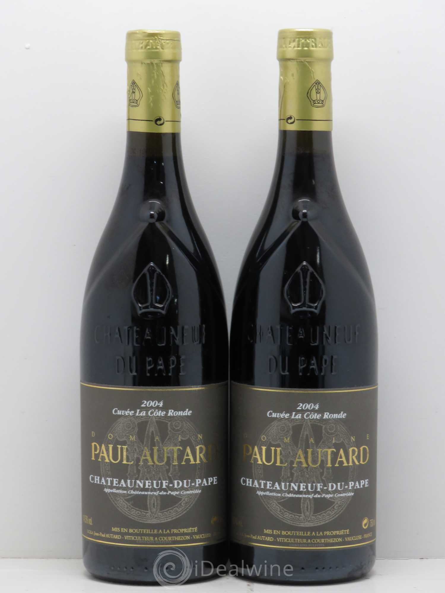Châteauneuf-du-Pape Domaine Paul Autard La Côte Ronde Jean-Paul Autard 2004 - Lot de 2 bouteilles - 0