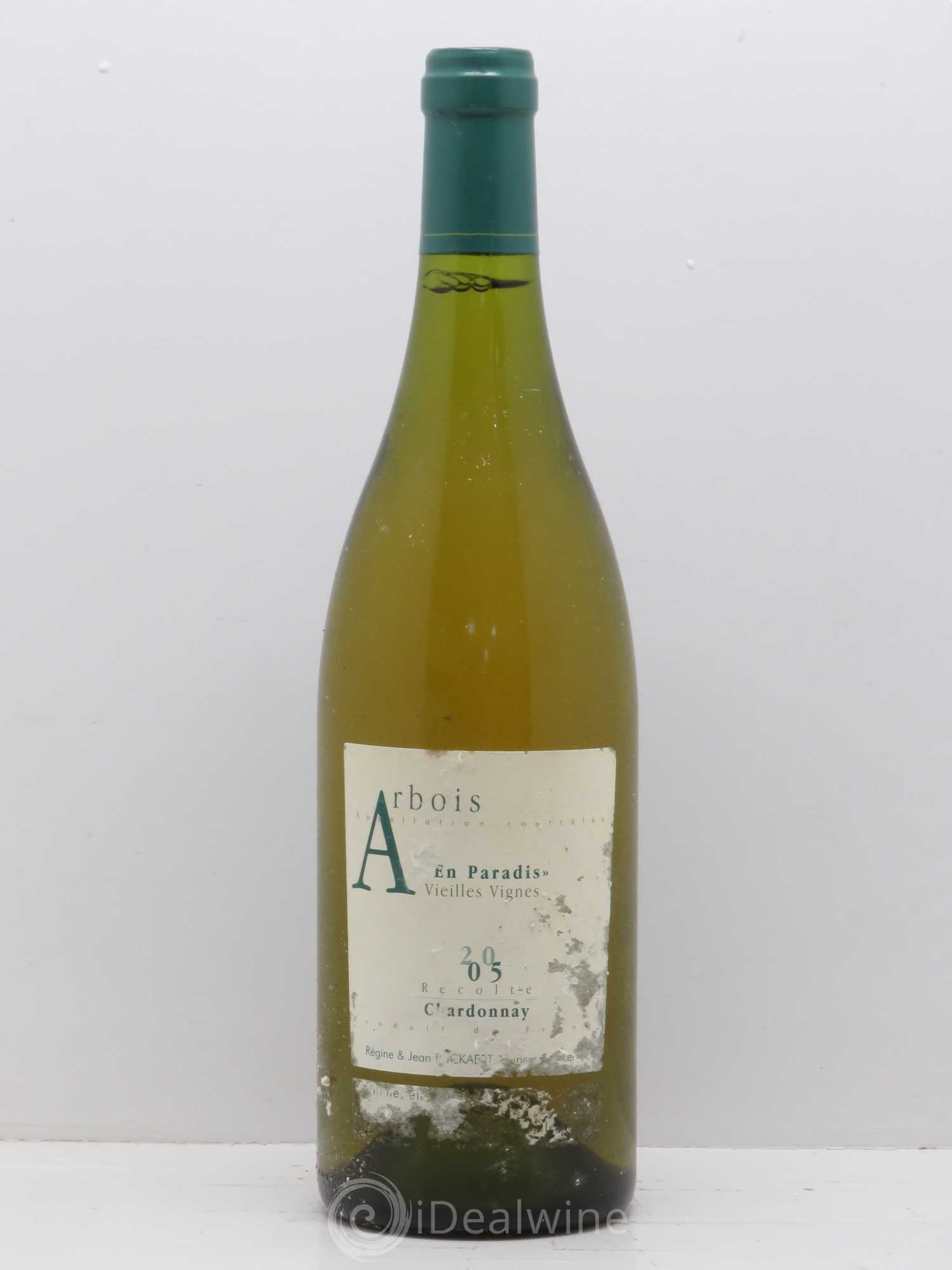 Arbois En Paradis Chardonnay Vieilles Vignes Rijckaert 2005 - Lot de 1 bouteille - 0