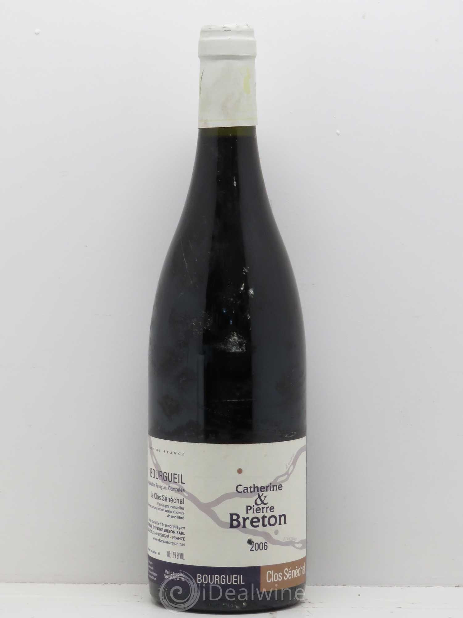 Bourgueil Clos Sénéchal Catherine et Pierre Breton 2006 - Lot de 1 bouteille - 0