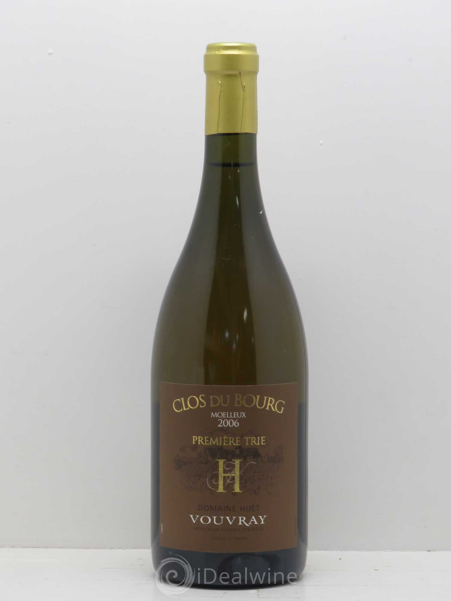 Vouvray Clos du Bourg Moelleux 1ère trie Domaine Huet (senza prezzo di riserva) 2006 - Lotto di 1 bottiglia - 0