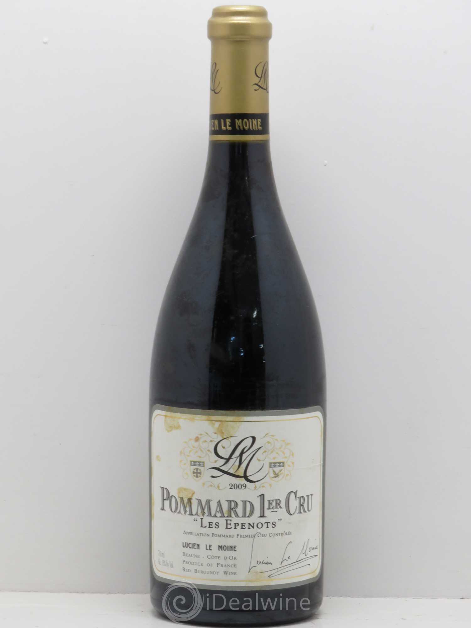 Pommard 1er Cru Maison Lucien Le Moine Les Epenots 2009 - Posten von 1 Flasche - 0