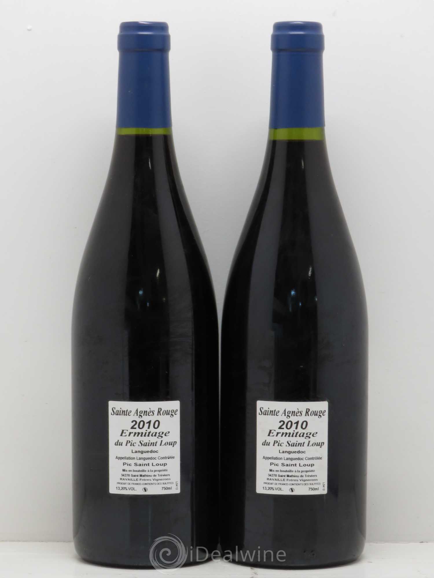 Pic Saint-Loup Héritage du Pic Saint-Loup (anciennement Ermitage) Cuvée Sainte Agnès 2010 - Lot de 2 bouteilles - 1