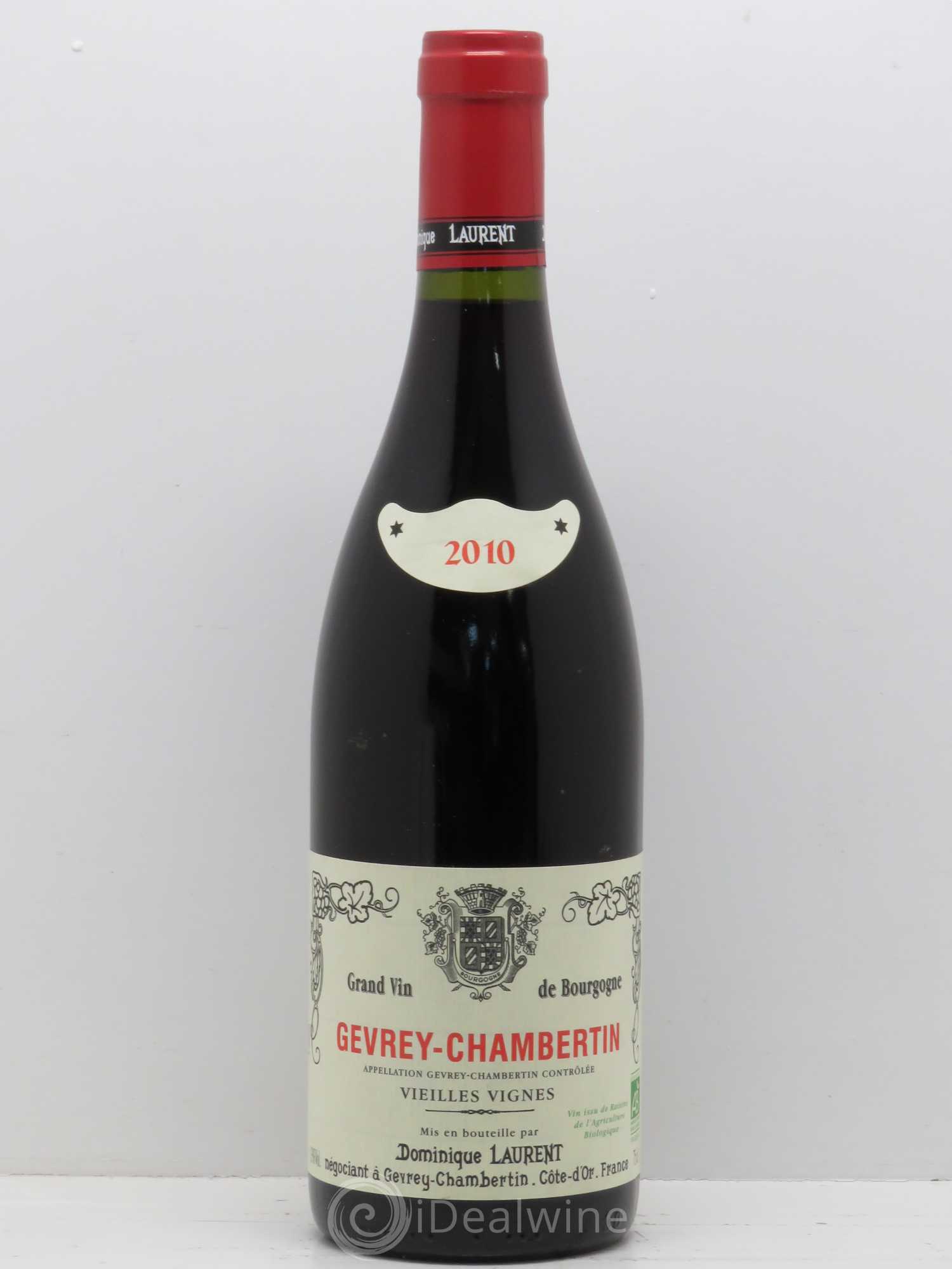Gevrey-Chambertin Vieilles vignes Dominique Laurent 2010 - Lot de 1 bouteille - 0