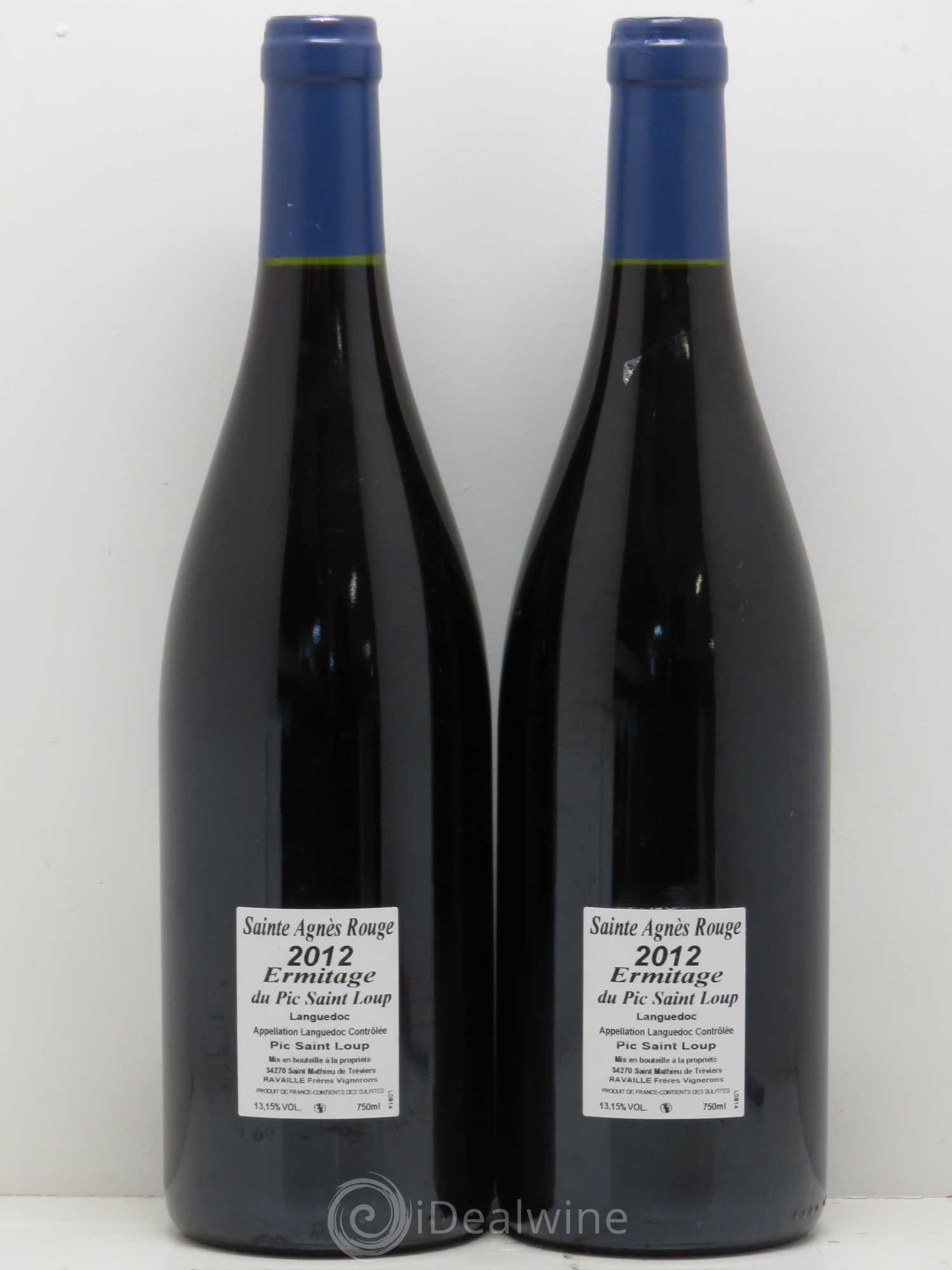 Pic Saint-Loup Héritage du Pic Saint-Loup (anciennement Ermitage) Cuvée Sainte Agnès 2012 - Lot de 2 bouteilles - 1