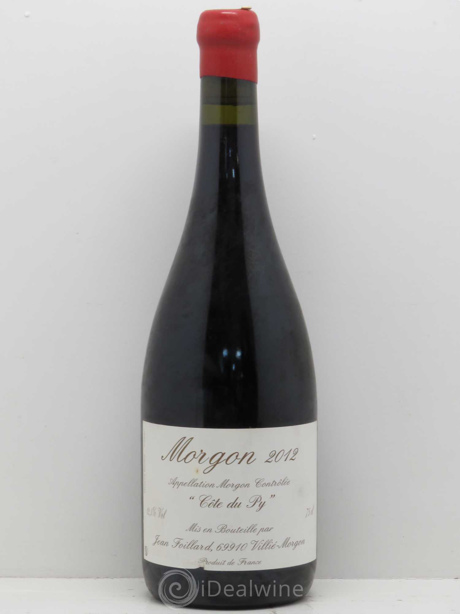Morgon Côte du Py Jean Foillard 2012 - Lot de 1 bouteille - 0