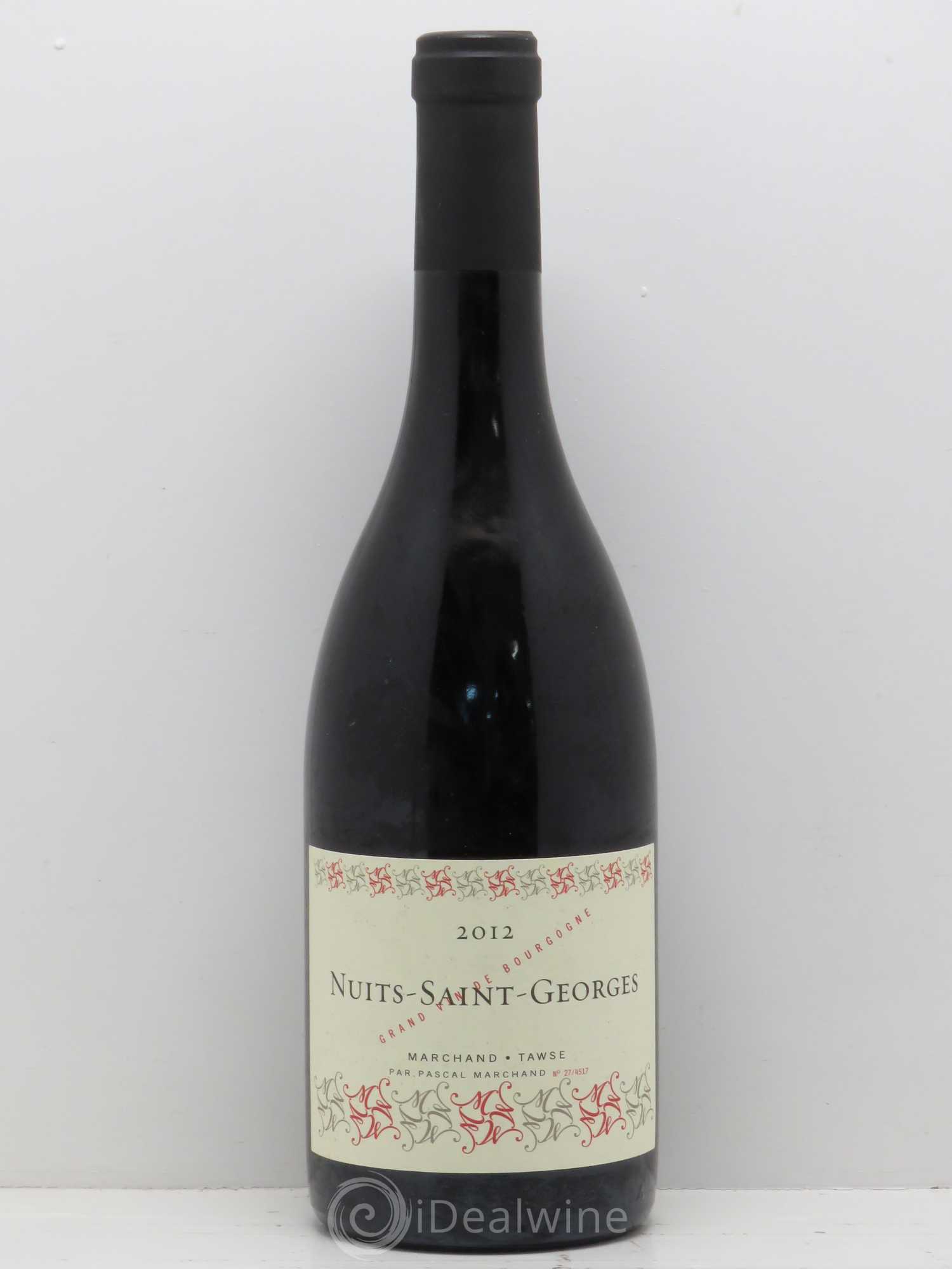 Nuits-Saint-Georges Marchand Tawse 2012 - Lot de 1 bouteille - 0