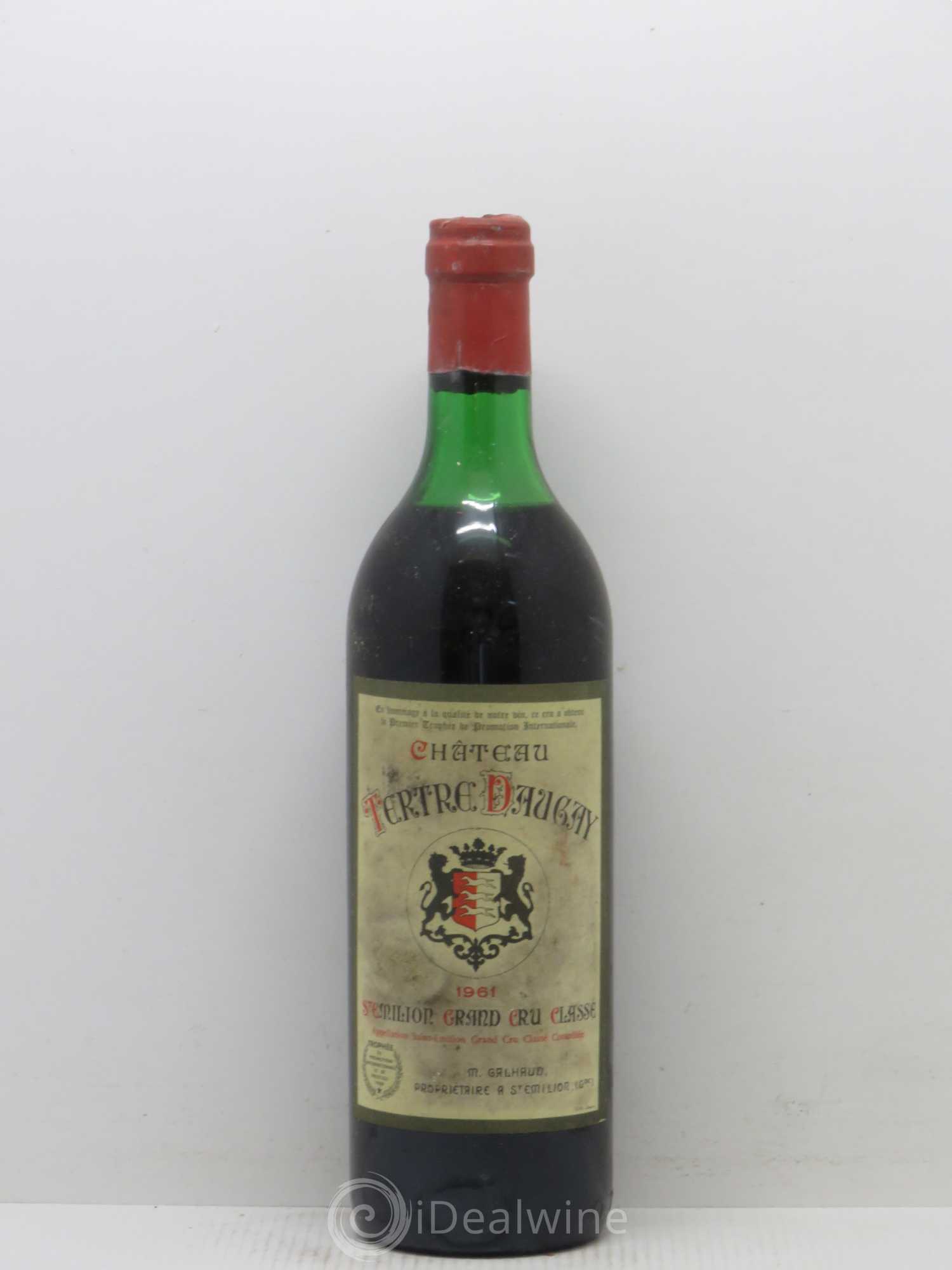 Château Tertre Daugay Grand Cru Classé 1961 - Lot de 1 bouteille - 0