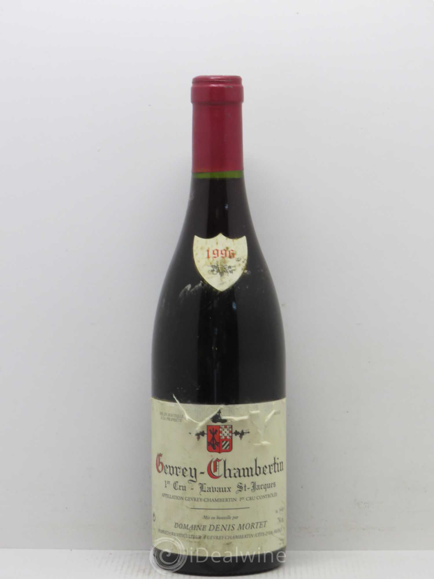 Gevrey-Chambertin 1er Cru Lavaux Saint Jacques Denis Mortet (Domaine) 1996 - Lot de 1 bouteille - 0
