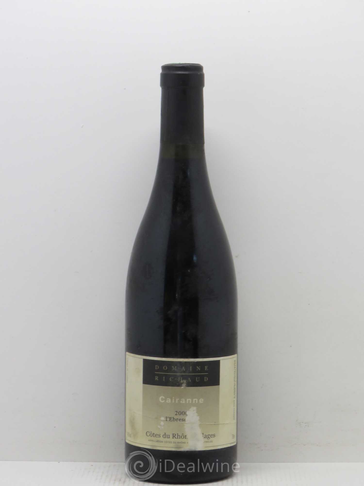 Cairanne Ebrescade Marcel Richaud 2000 - Lot de 1 bouteille - 0
