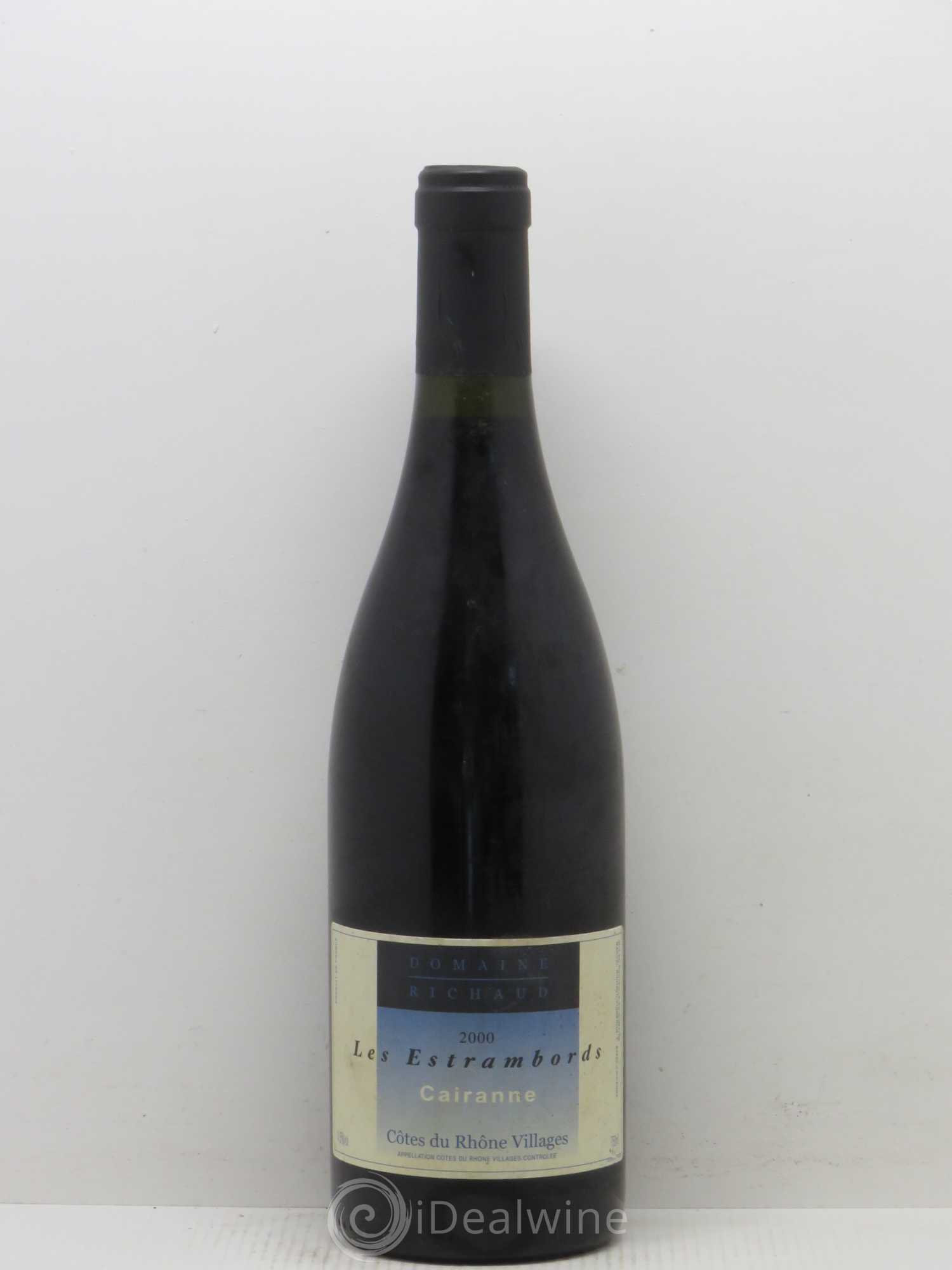Cairanne Les Estrambords Marcel Richaud 2000 - Lot de 1 bouteille - 0