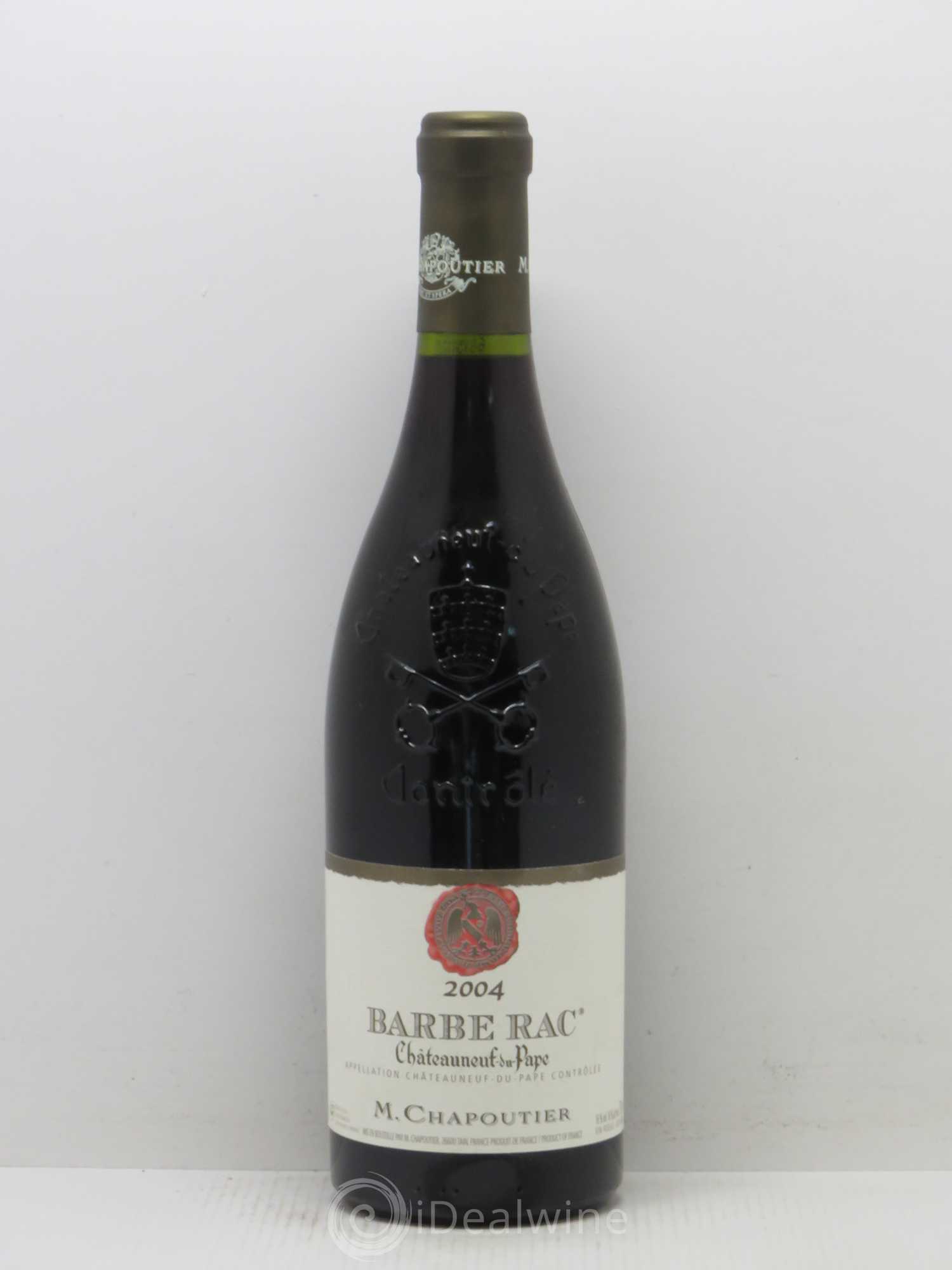 Châteauneuf-du-Pape Barbe Rac Chapoutier 2004 - Posten von 1 Flasche - 0