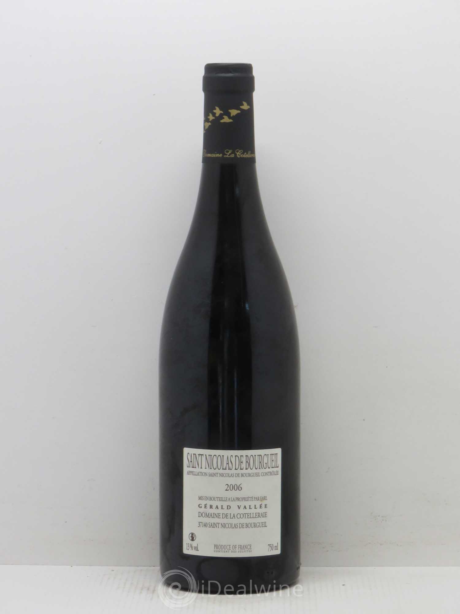 Saint-Nicolas de Bourgueil Les Perruches Domaine de La Cotelleraie (sans prix de réserve) 2006 - Posten von 1 Flasche - 1