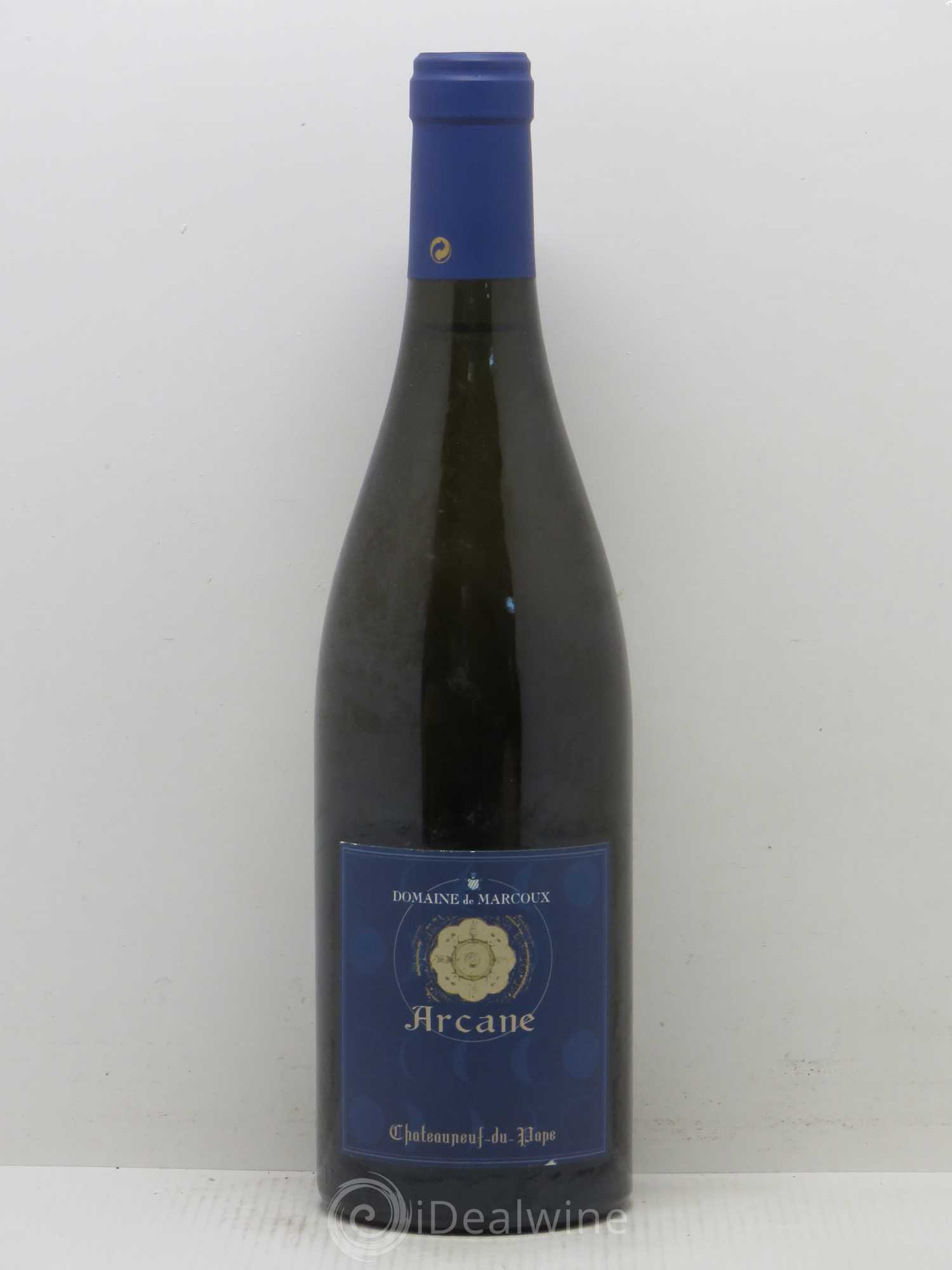 Châteauneuf-du-Pape Marcoux (Domaine de) Cuvée Arcane 2007 - Lot de 1 bouteille - 0