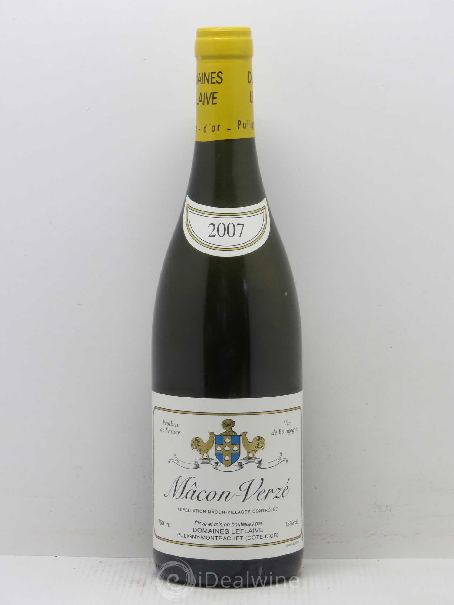 Mâcon Verzé Leflaive (Domaine) 2007 - Lot de 1 bouteille - 0