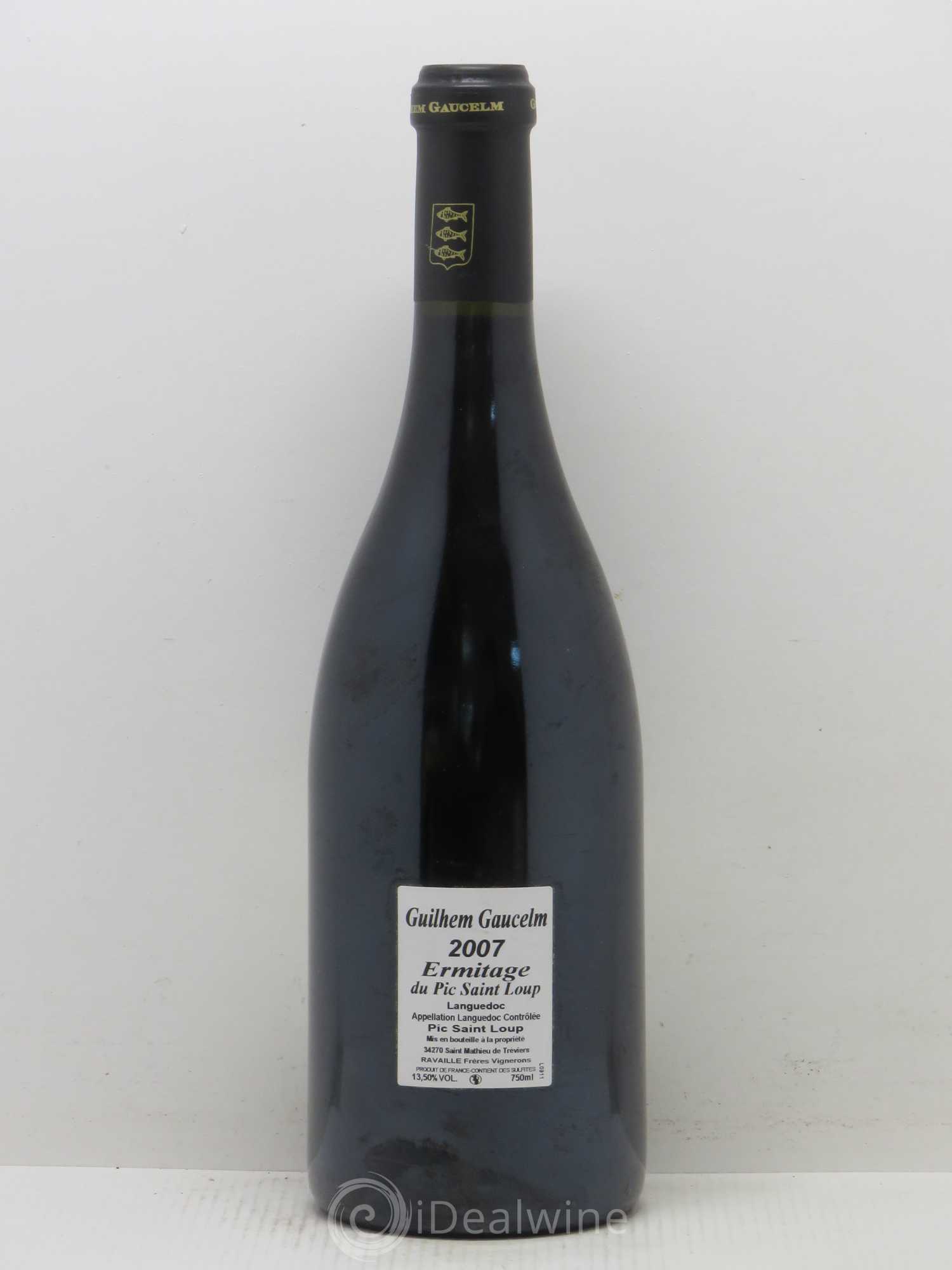 Pic Saint-Loup Héritage du Pic Saint-Loup (anciennement Ermitage) Guilhem Gaucelm 2007 - Lot de 1 bouteille - 1