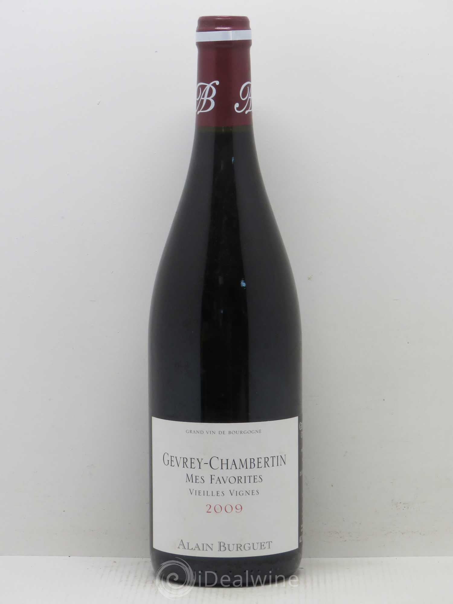 Gevrey-Chambertin Mes Favorites Vieilles Vignes Domaine Alain Burguet 2009 - Posten von 1 Flasche - 0