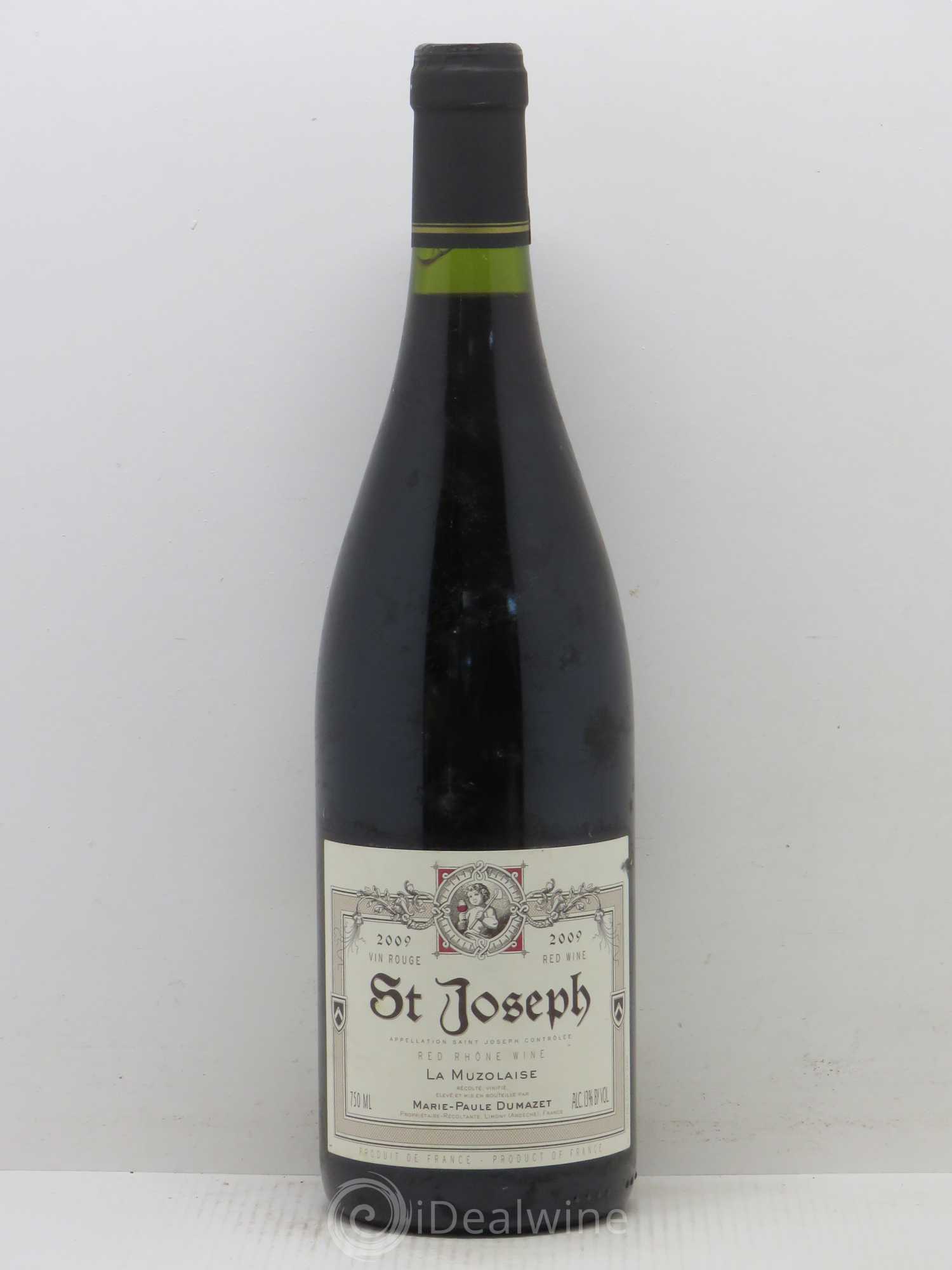 Saint-Joseph La Muzolaise Domaine Dumazet 2009 - Posten von 1 Flasche - 0