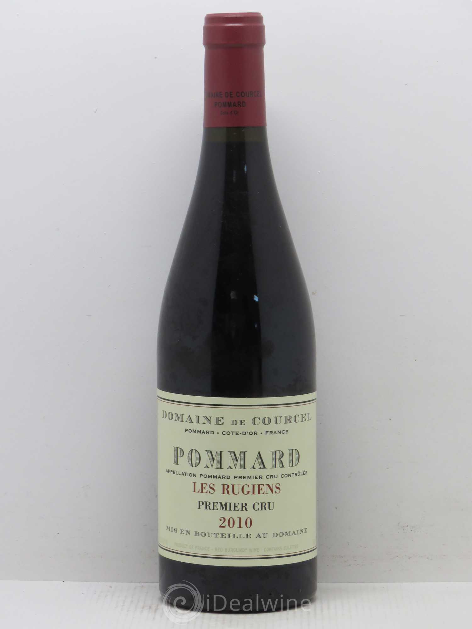 Pommard 1er Cru Les Rugiens de Courcel (Domaine) (sans prix de réserve) 2010 - Lot de 1 bouteille - 0