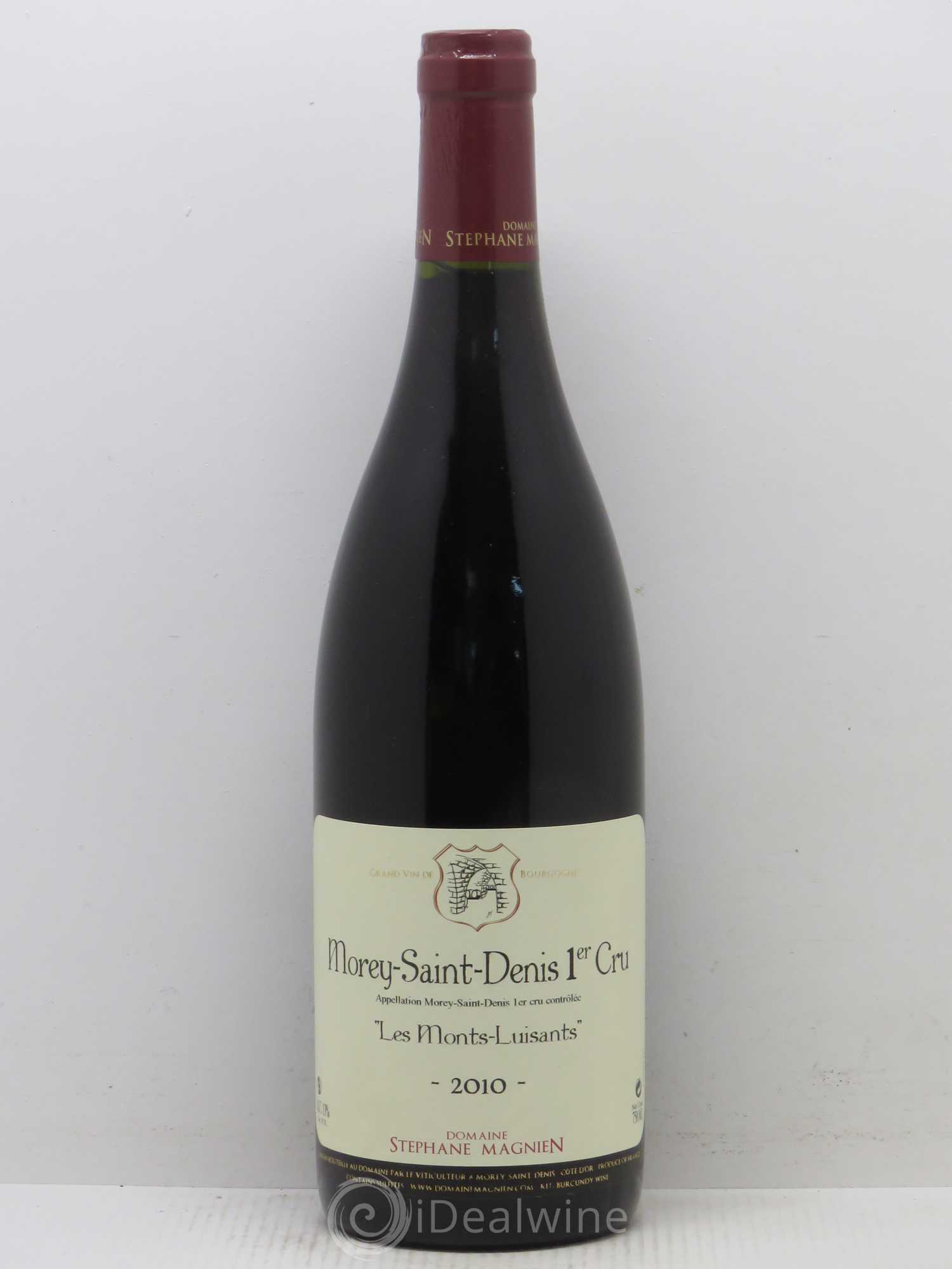 Morey-Saint-Denis 1er Cru Les Monts Luisants Domaine Stephane Magnien 2010 - Posten von 1 Flasche - 0