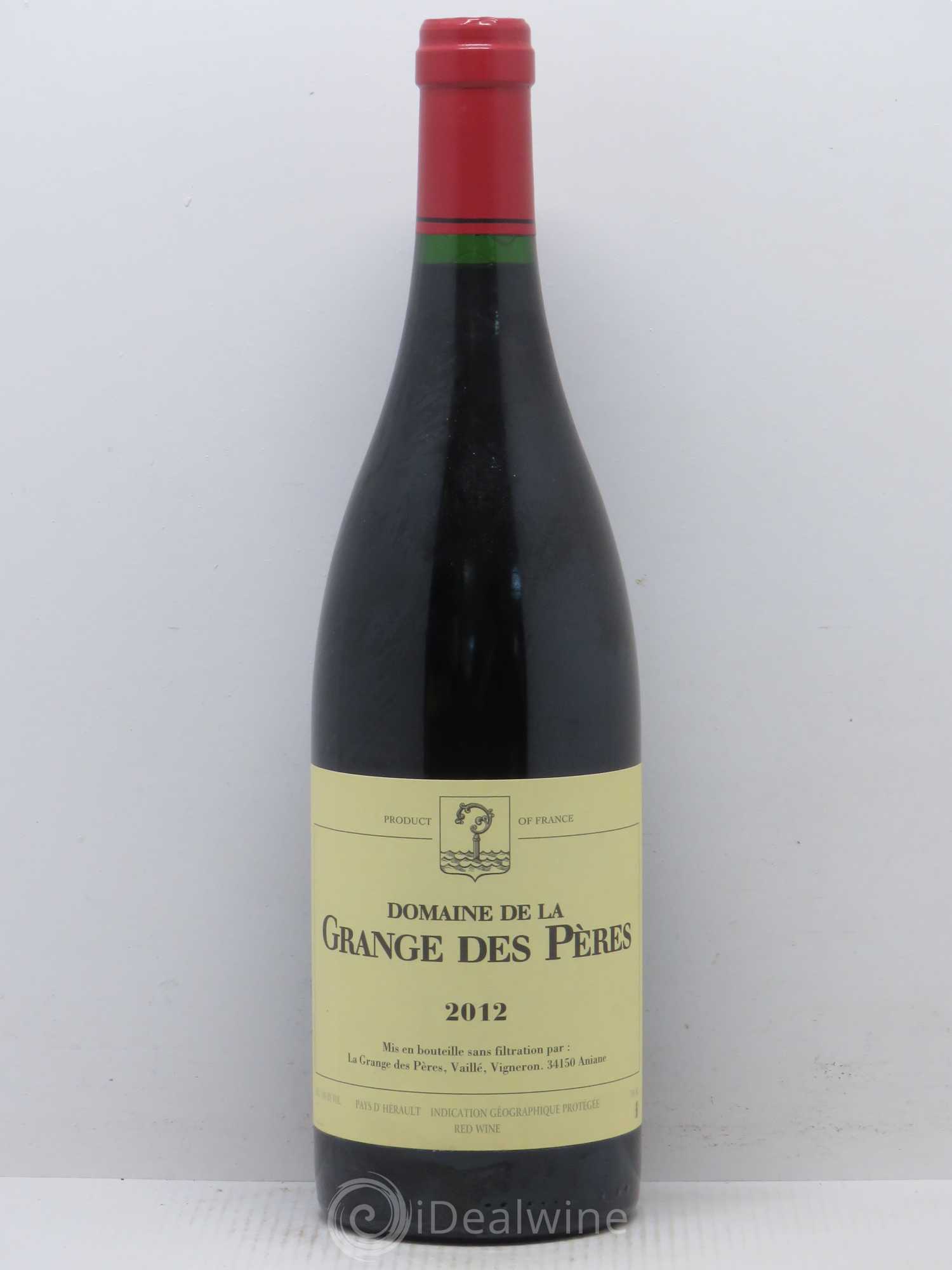 Pays d'Hérault Grange des Pères Laurent Vaillé 2012 - Lot de 1 bouteille - 0