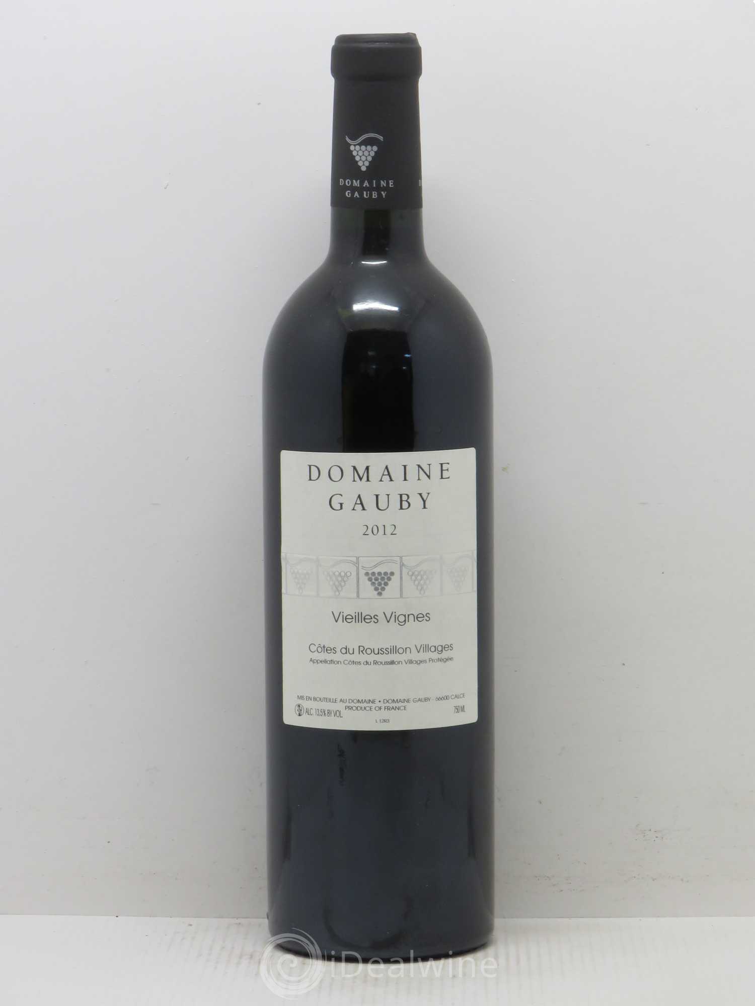 Côtes du Roussillon Villages Vieilles vignes Gauby (Domaine) 2012 - Lot de 1 bouteille - 0