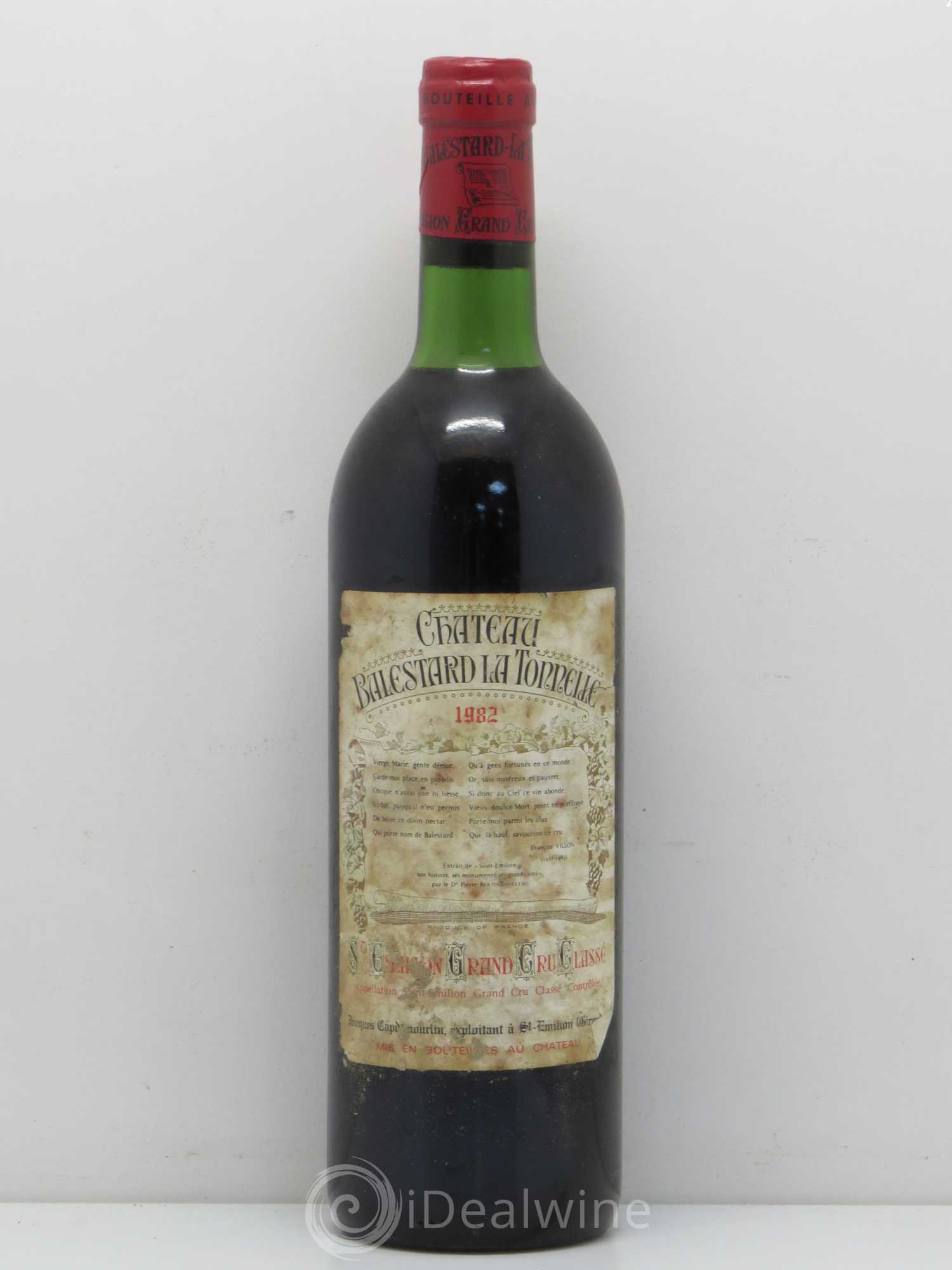 Château Balestard la Tonnelle Grand Cru Classé 1982 - Lot de 1 bouteille - 0