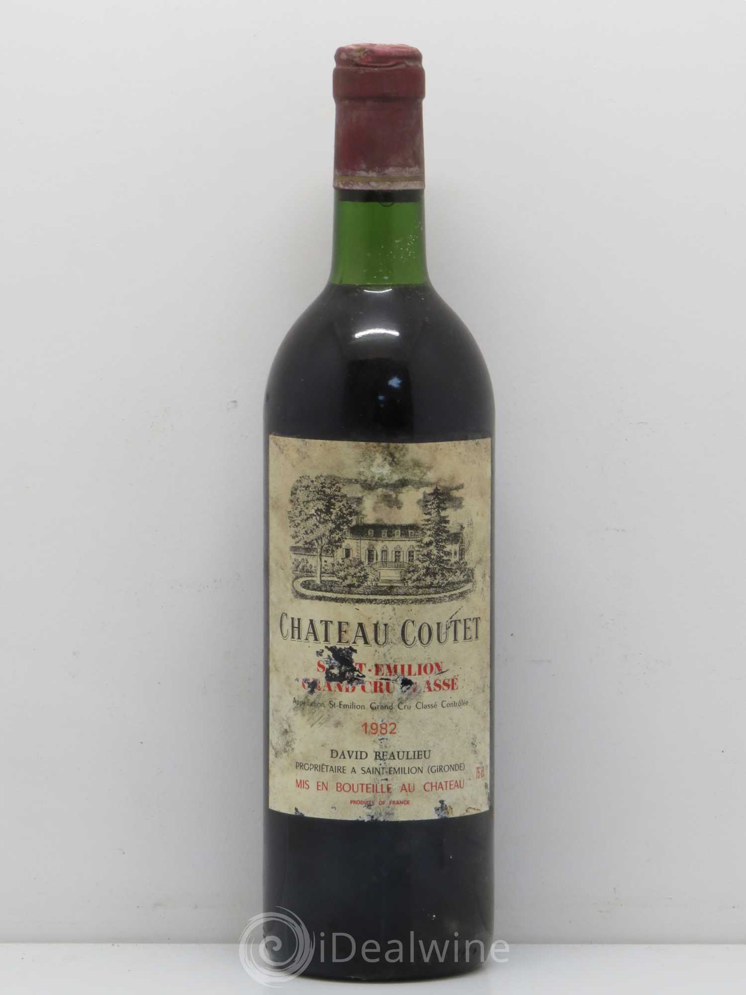 Saint-Émilion Château Coutet 1982 - Posten von 1 Flasche - 0