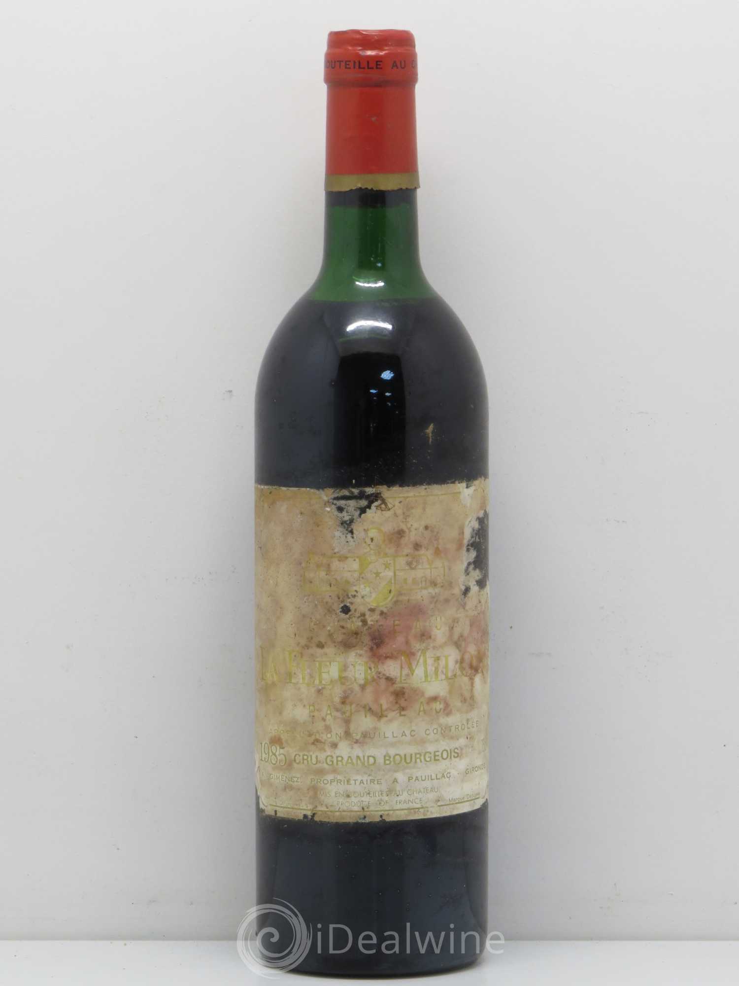 Château la Fleur Milon Cru Bourgeois 1985 - Lot de 1 bouteille - 0