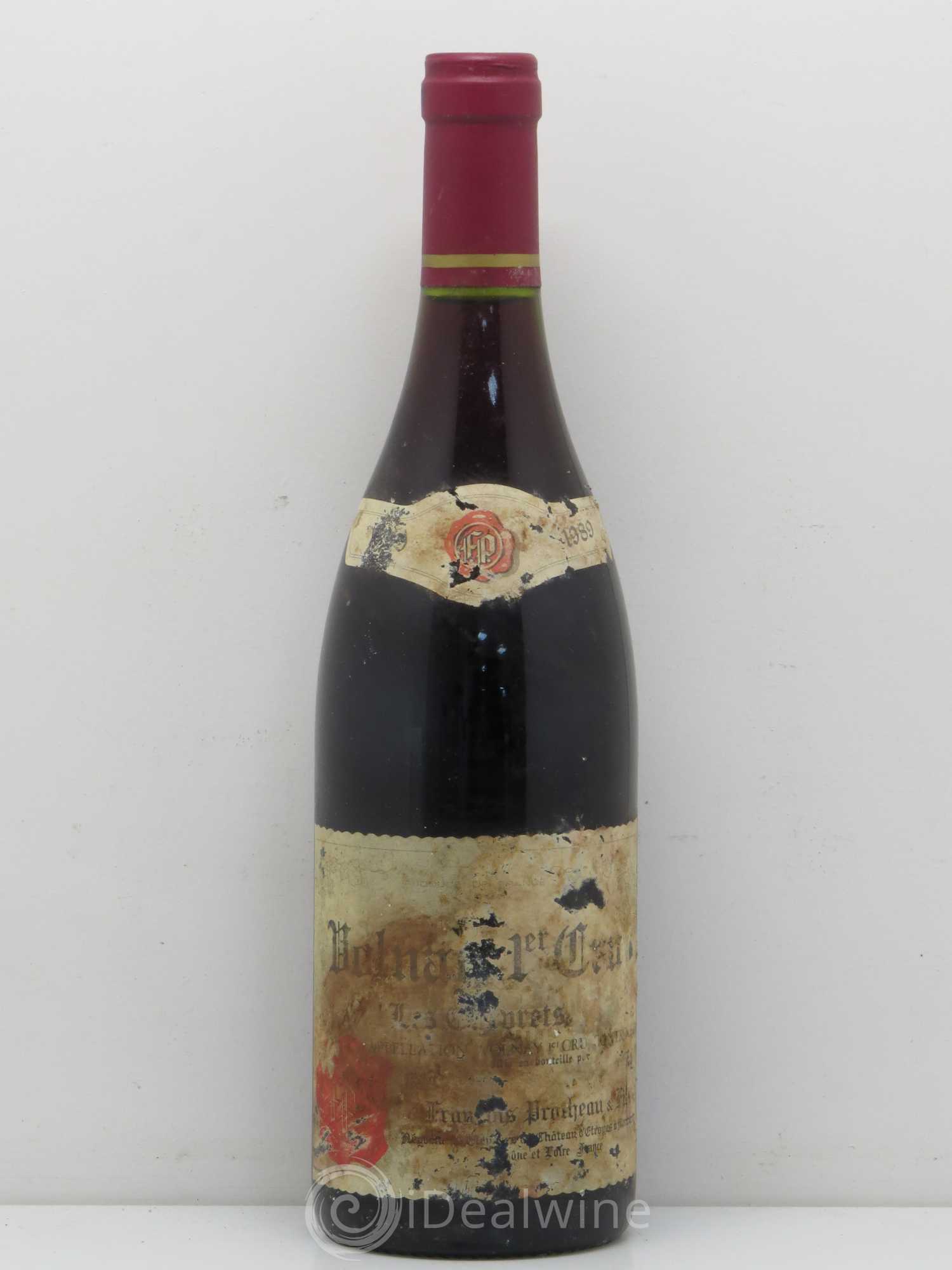Volnay 1er Cru Les Chevrets Francois Protheau 1989 - Posten von 1 Flasche - 0