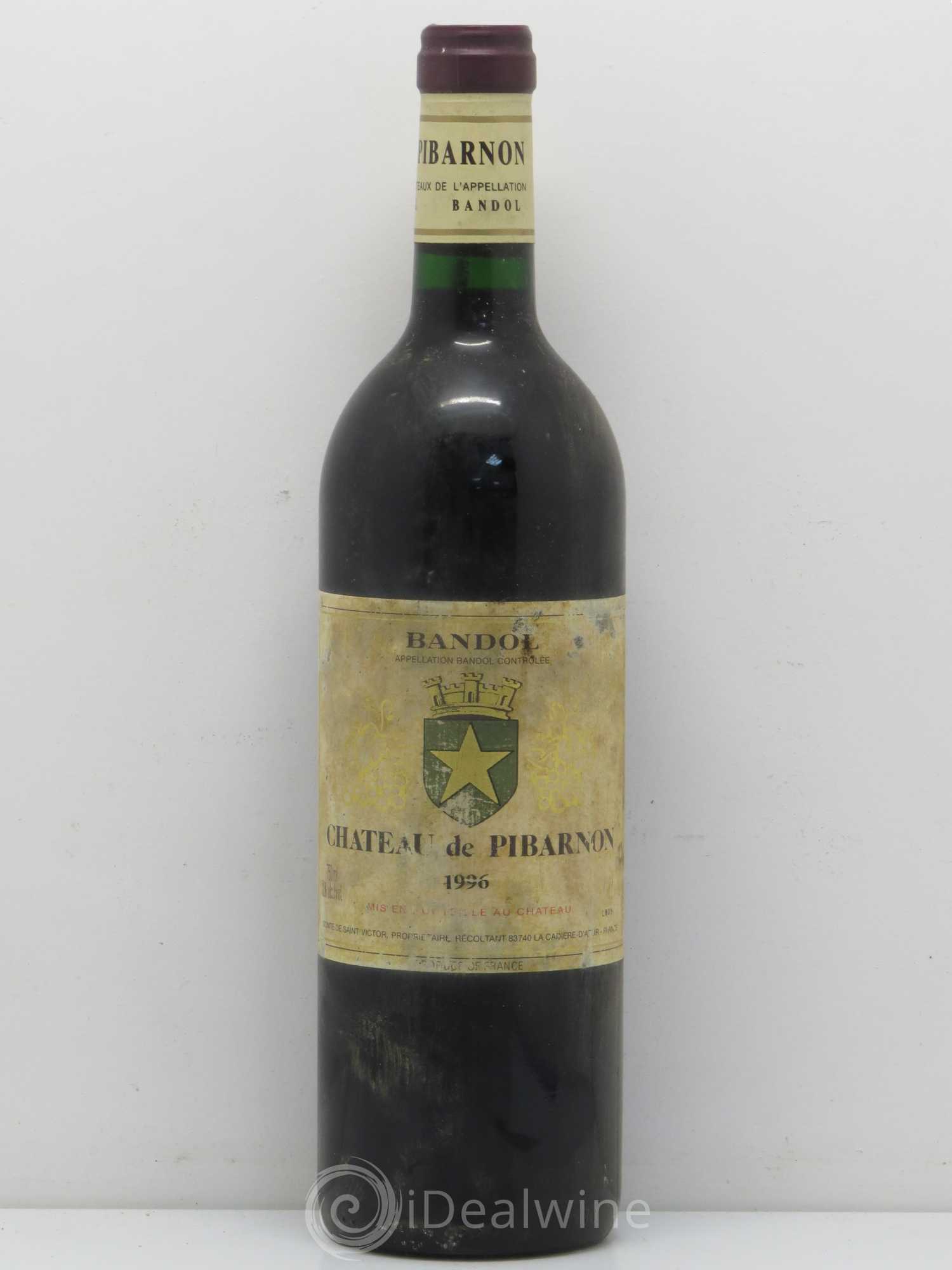 Bandol Château de Pibarnon Comte de Saint-Victor 1996 - Lot de 1 bouteille - 0