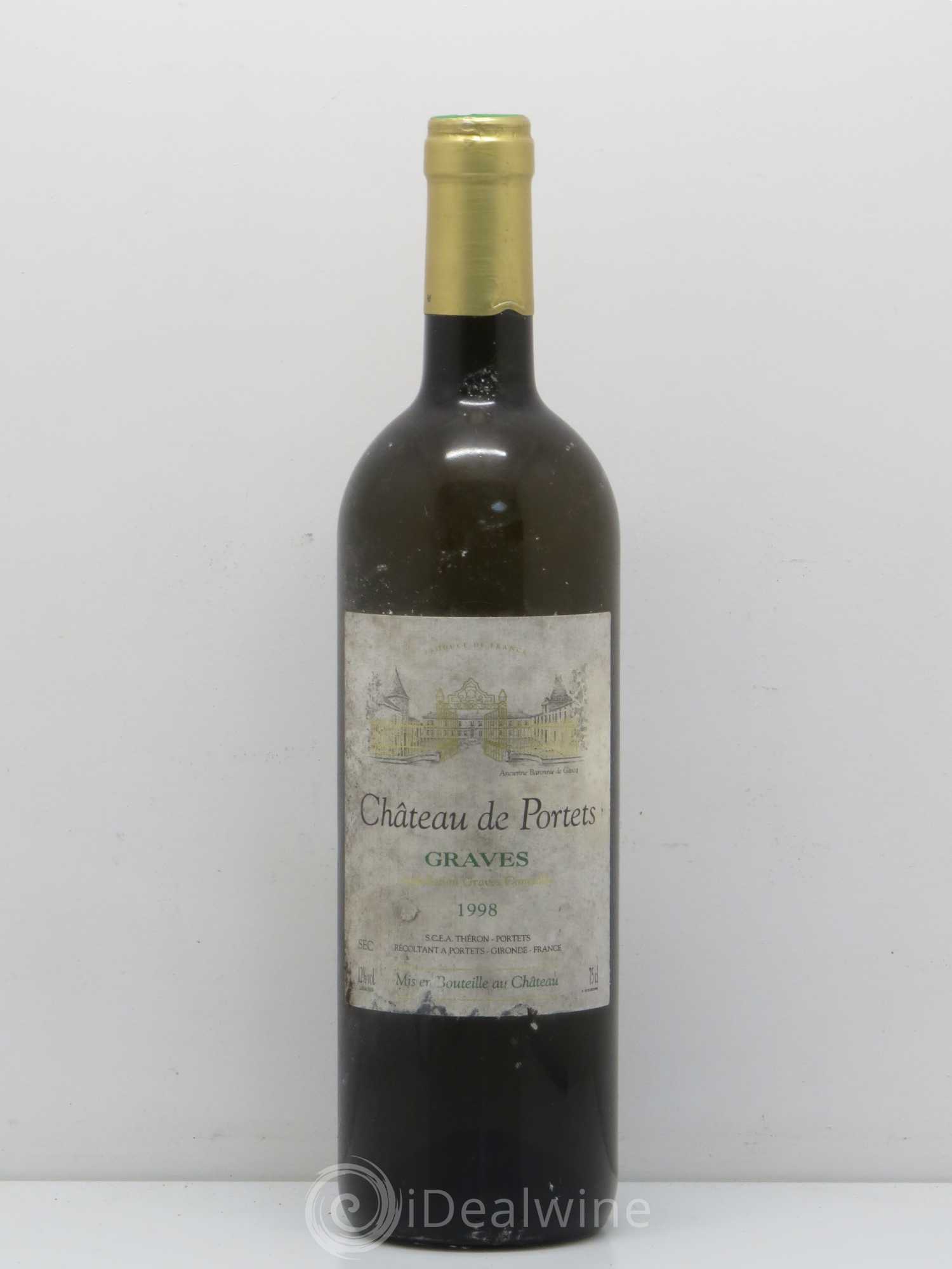 Graves Château de Portets 1998 - Lot de 1 bouteille - 0