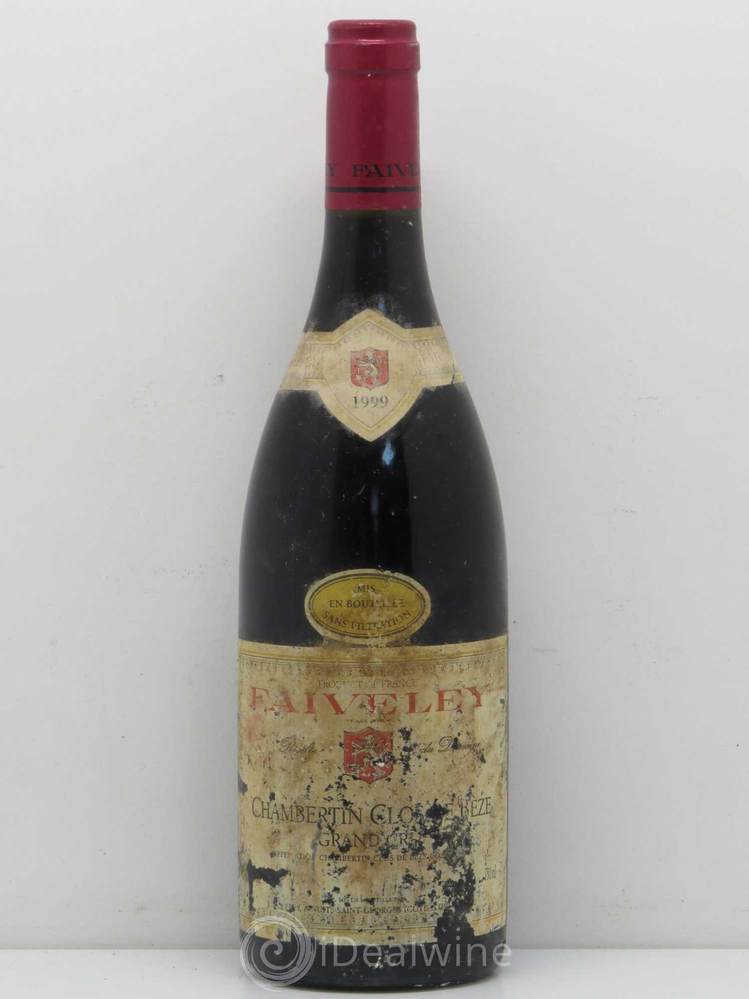 Chambertin Clos de Bèze Grand Cru Faiveley 1999 - Lot de 1 bouteille - 0