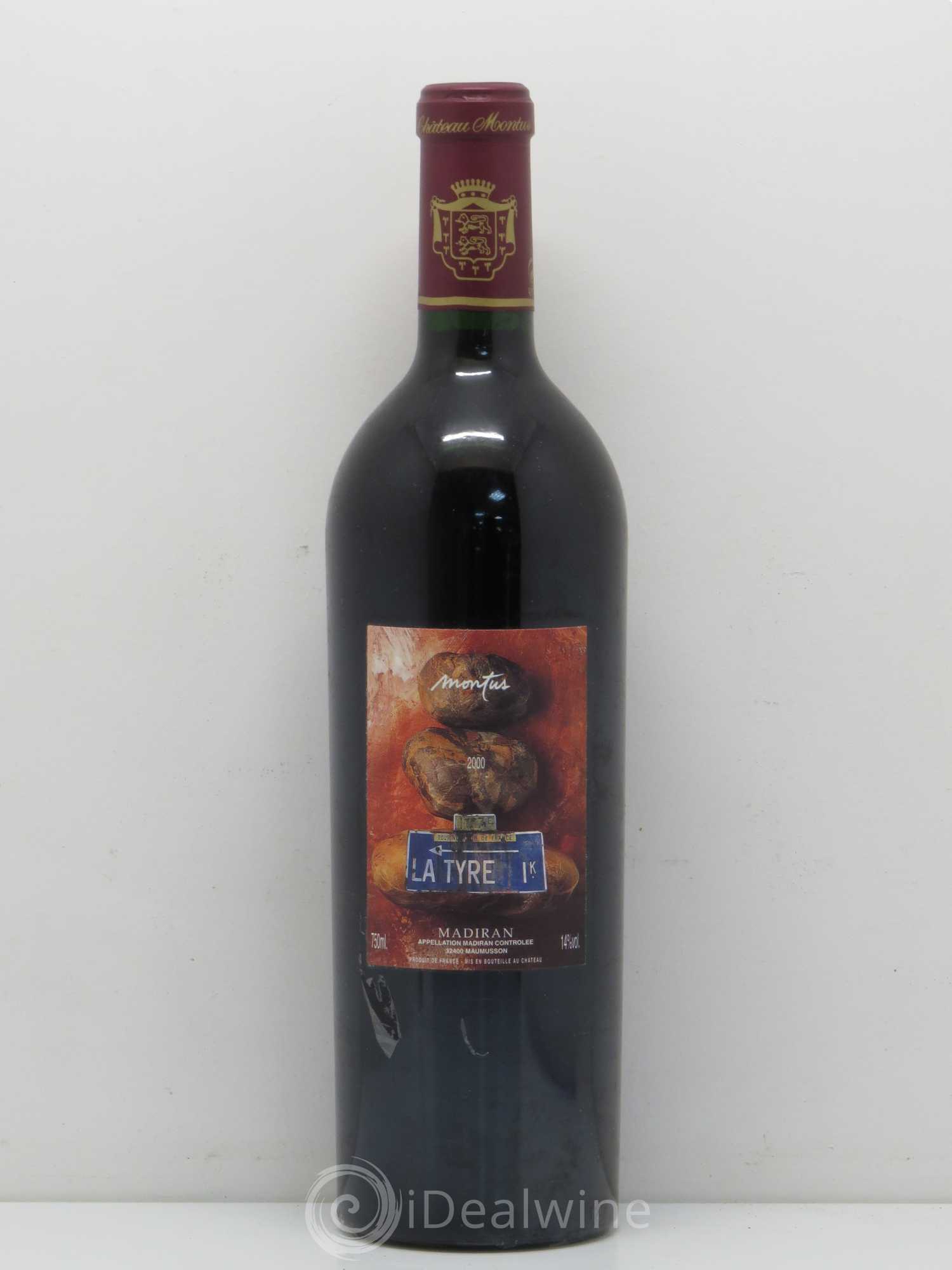 Madiran Château Montus-La Tyre Alain Brumont 2000 - Lot de 1 bouteille - 0