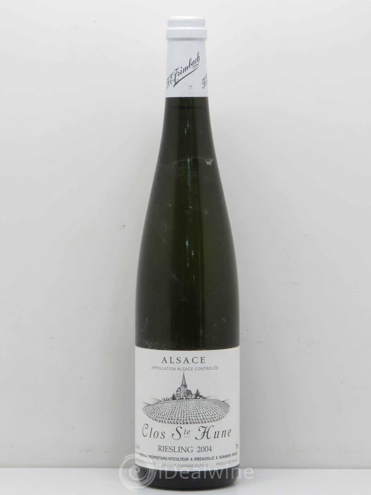 Alsace Riesling Clos Sainte-Hune Trimbach (Domaine) 2004 - Lot de 1 bouteille - 0