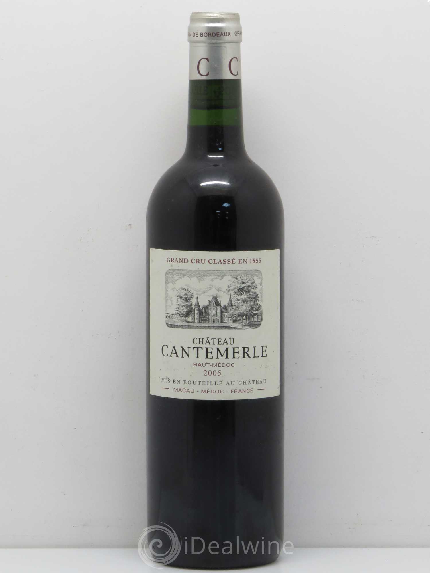 Château Cantemerle 5ème Grand Cru Classé 2005 - Lot de 1 bouteille - 0